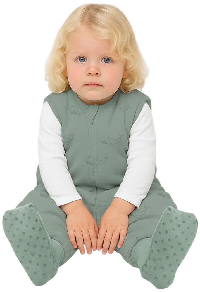 Fillikid Babyschlafsack mit Beinen, für das ganze Jahr und Raumtemperaturen von 15-21°C