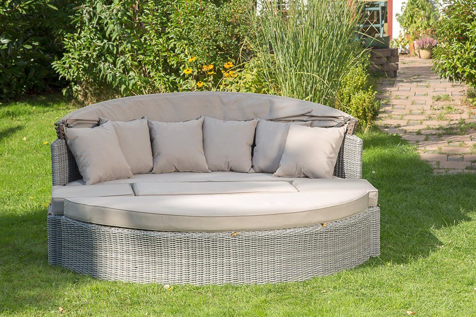 Loungebett von MERXX mit faltbarem Sonnendach