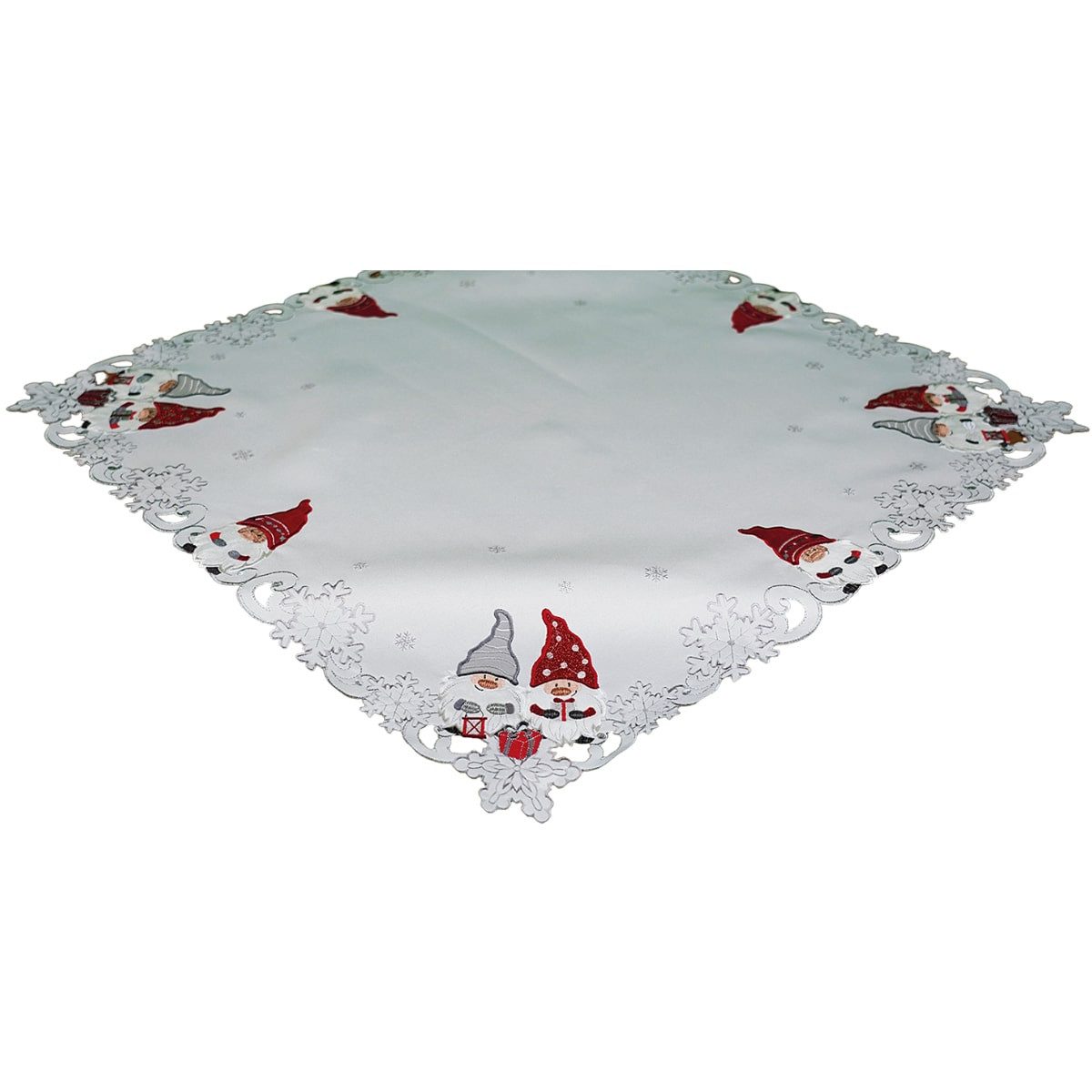 matches21 HOME & HOBBY Tischdecke Tischdecke AMIRA Weihnachten Wichtel Poly günstig online kaufen