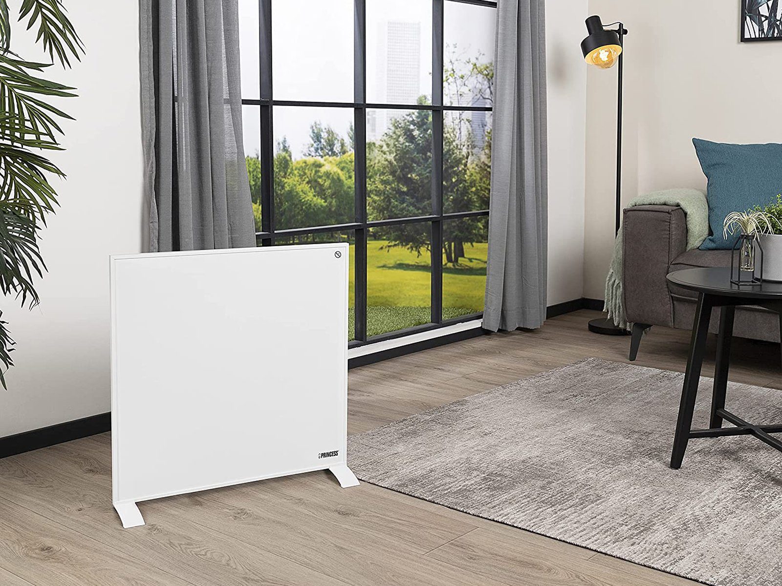PRINCESS Infrarotheizung, Thermostat Wärmewellen-Heizung Badezimmer Wand-Heizung oder Standgerät