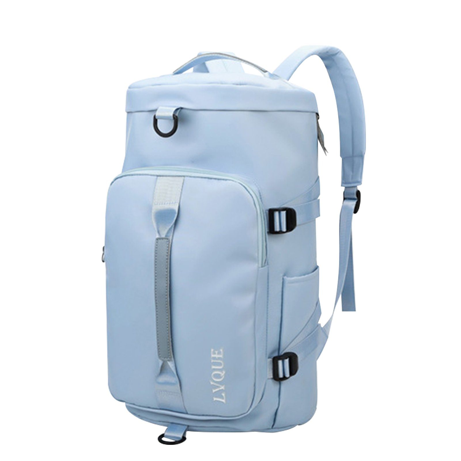 WISHDOR Reiserucksack Freizeitrucksack Gym Schwimmen CM, Reisetasche Handgepäck Uni Yoga und Schuhfach Schule Nasstasche), Reisen Reisen Sport Hellblau Rucksack Tasche Rucksack Sporttasche Schulrucksack, (Notebook Weekender 46*25*25 für mit Fitnessstudio Rucksäcke, Fitness Laptop Sportrucksack Schultasche