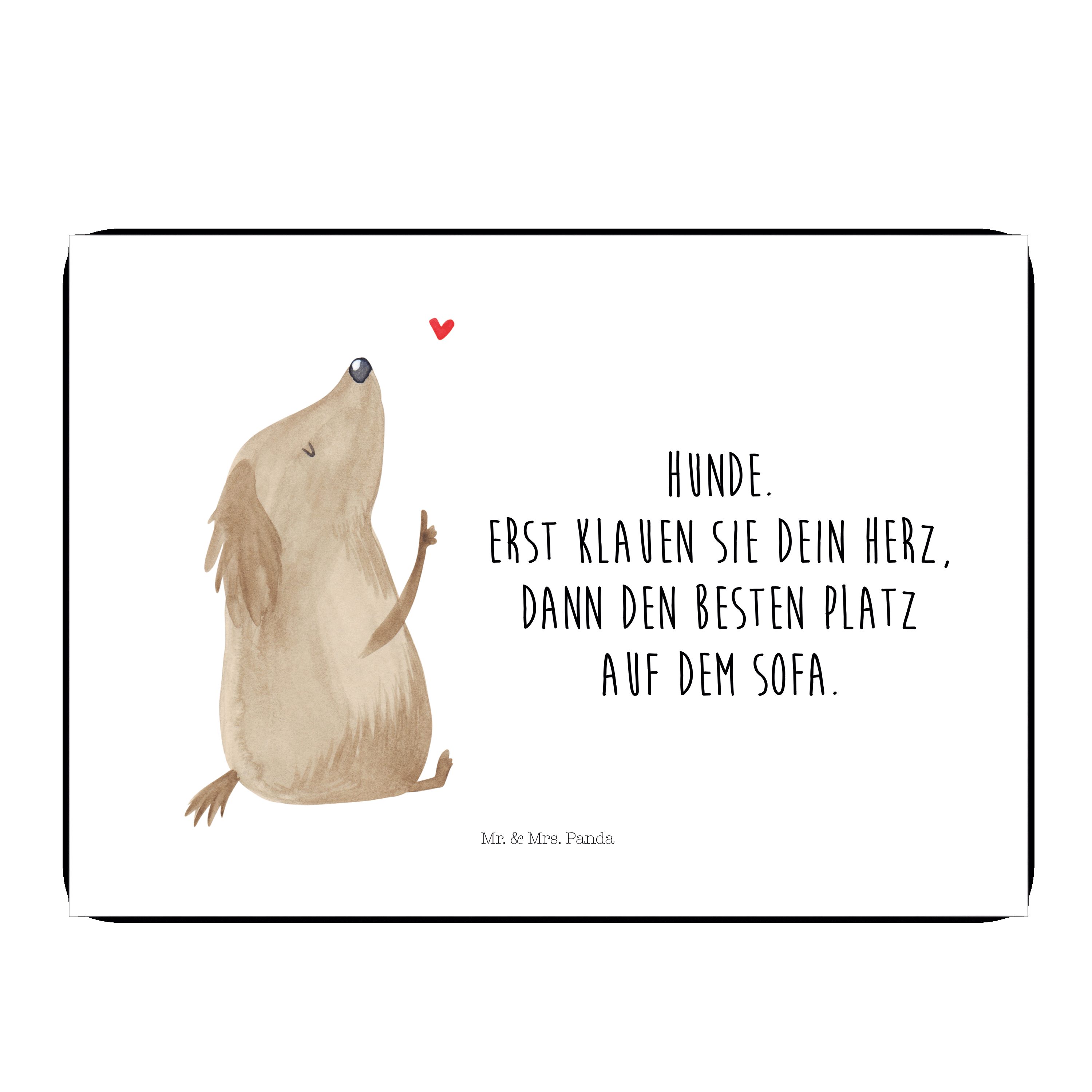 Mr. & Mrs. Panda Radiergummi »Hund Liebe Weiß Geschenk, Hundeglück