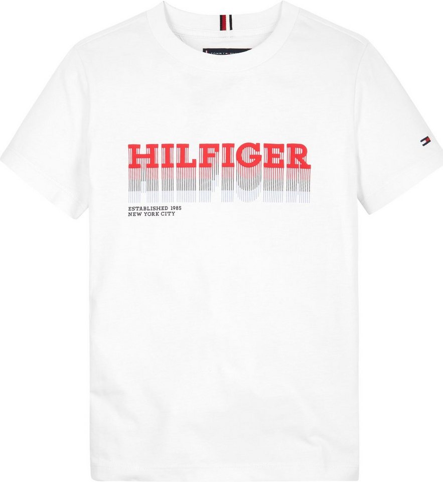 Tommy Hilfiger T-Shirt FADE HILFIGER TEE S/S Kinder bis 16 Jahre