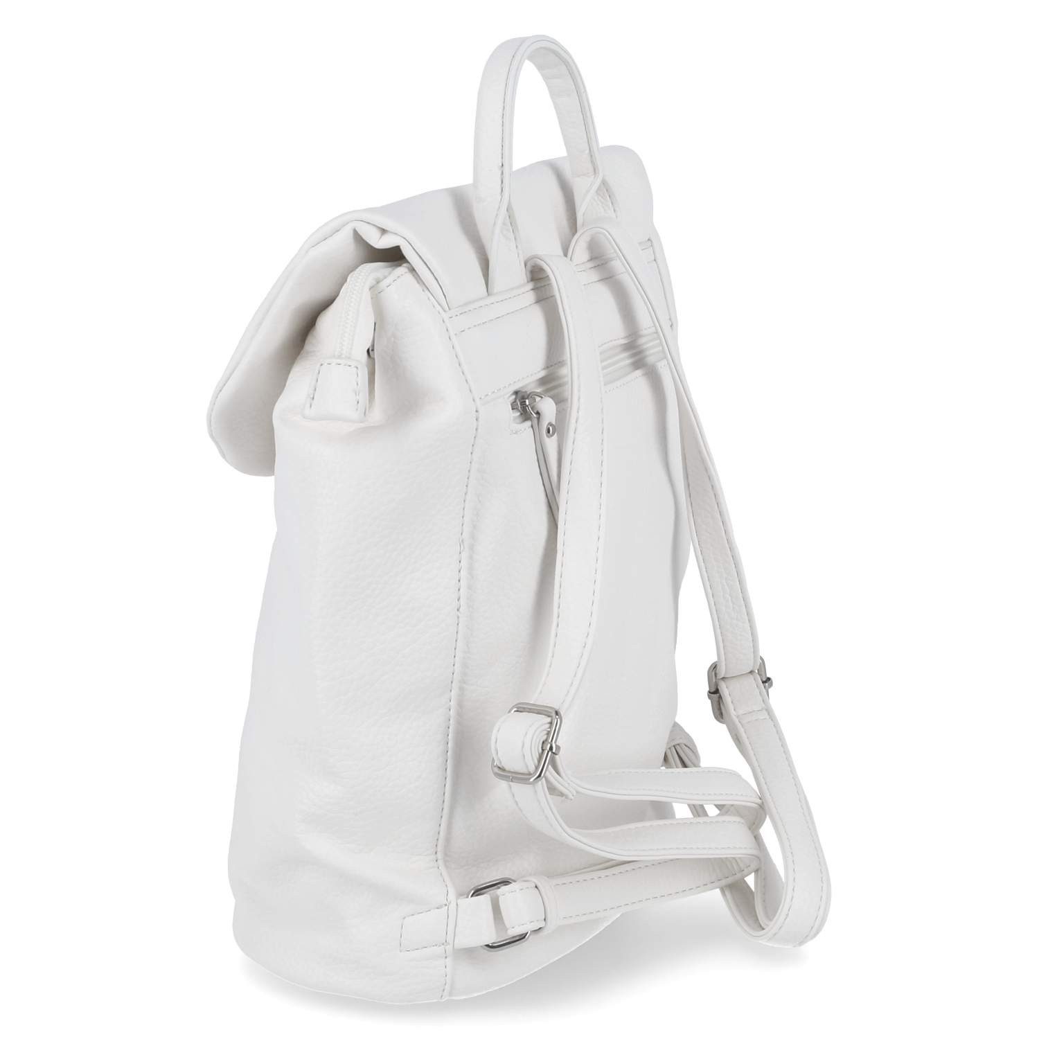 Fräulein Frida Cityrucksack Fräulein Frida FF2074,300 Rucksäcke Synthetik weiss