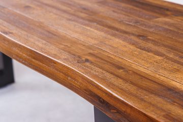 riess-ambiente Sitzbank GENESIS 160cm natur / dunkelgrau (Einzelartikel, 1-St), Esszimmer · Massivholz · Metall · Industrial