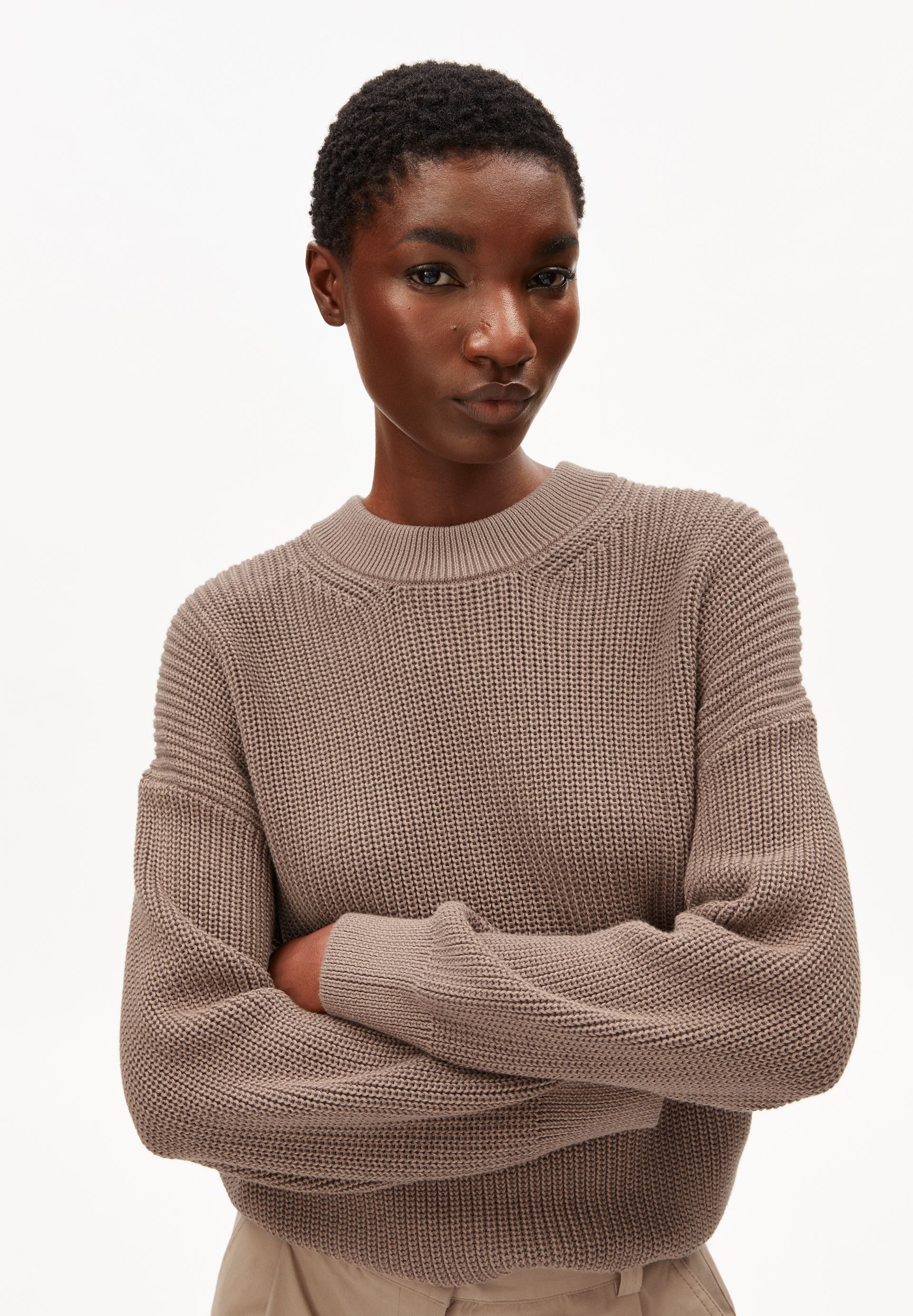 Armedangels Strickpullover VANISÉ Pullover aus Bio-Baumwolle Loose Fit