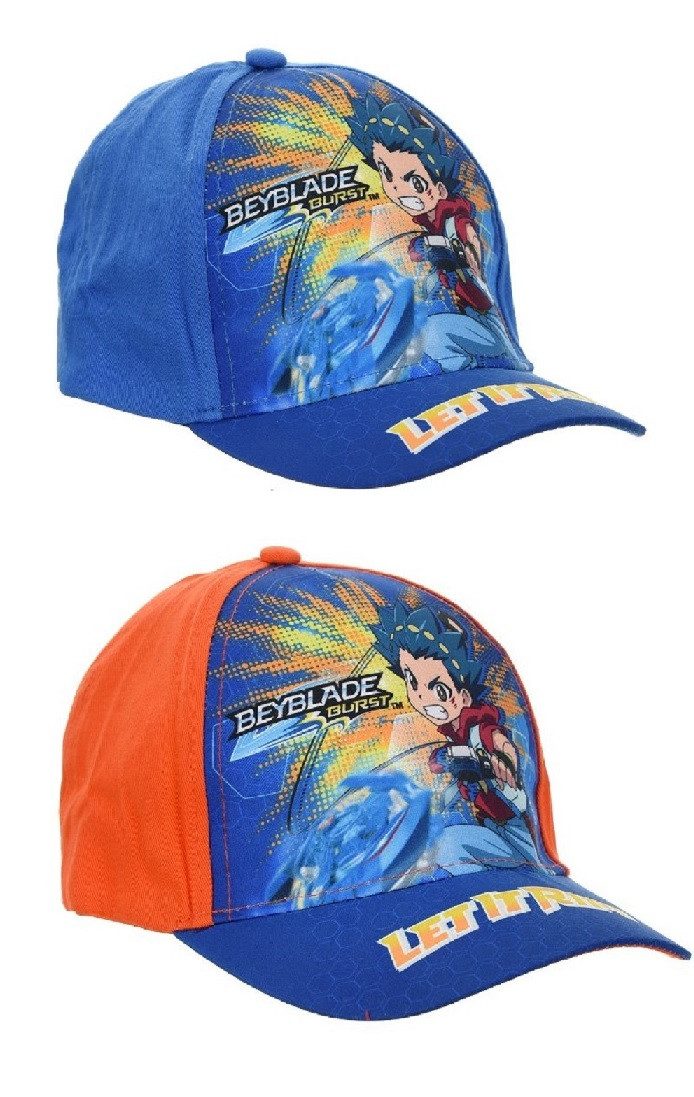 Schirmmütze Beyblade Burst 2er-Set Kappen Let it Rip! Mütze Baseball-Cap für Kinde