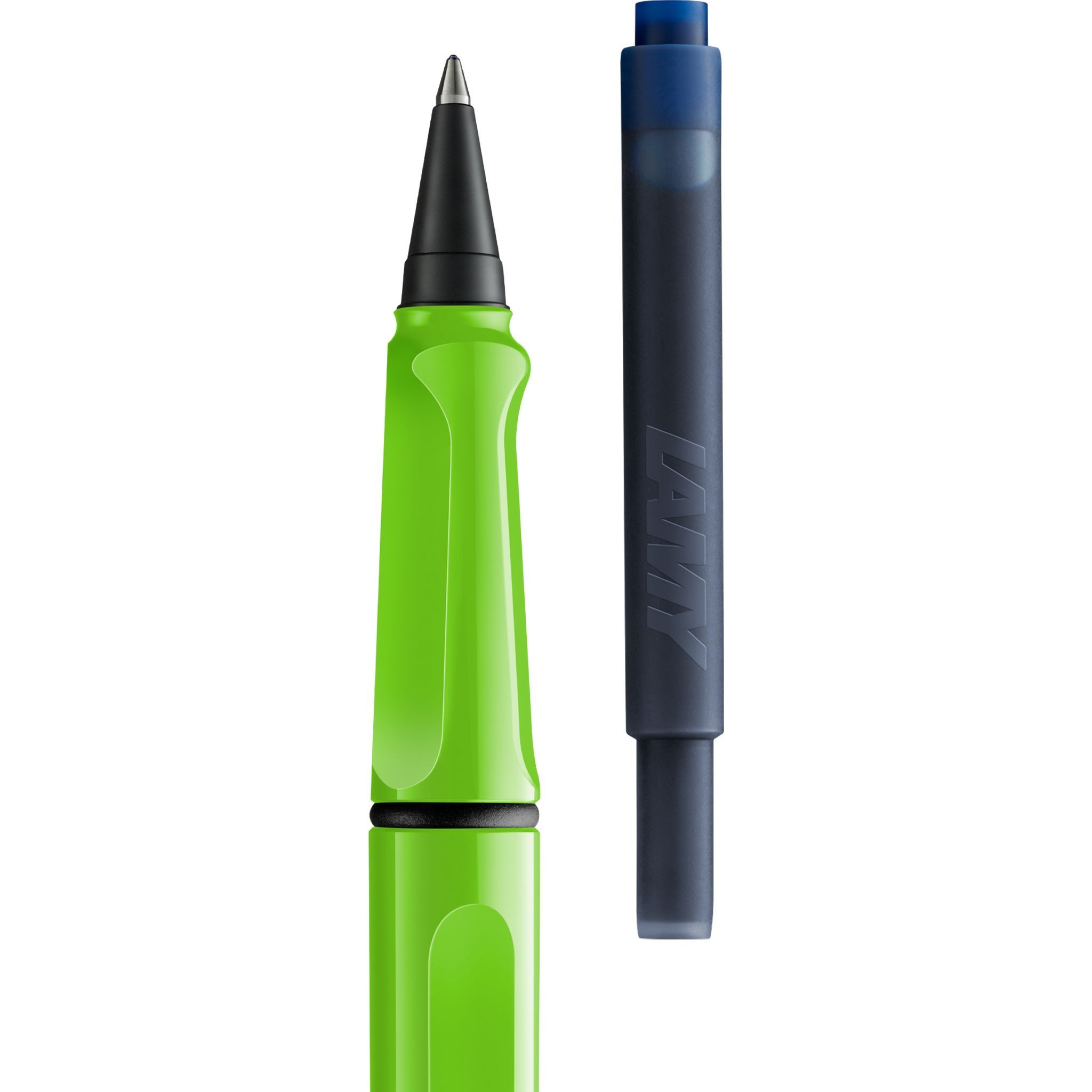 LAMY Tintenroller LAMY Tintenroller Safari Grün ROLL-INK Füller ergonomisch mit löschbar