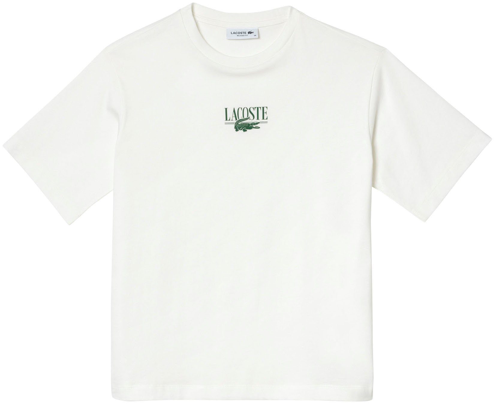 [Deutliche Preissenkung!] Lacoste T-Shirt mit Markenlabel FLOUR