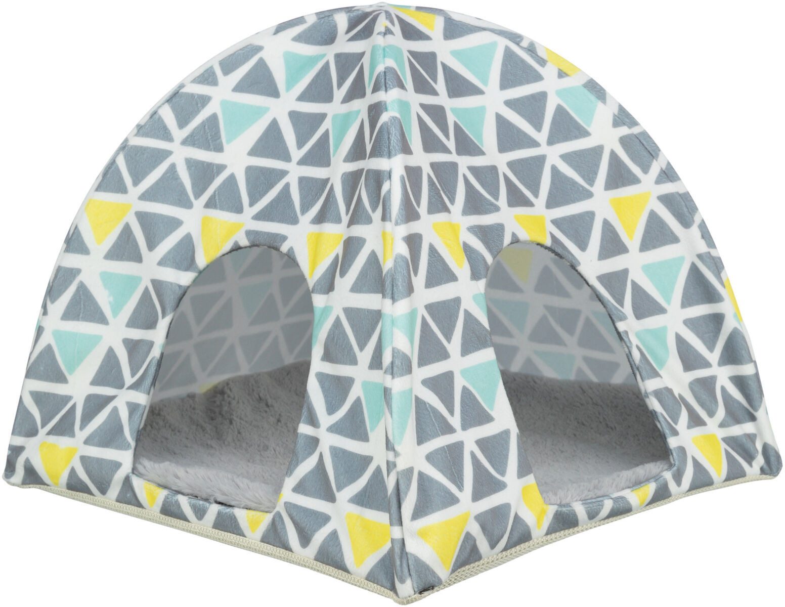 TRIXIE Kleintierhaus WigWam Sunny - bunt/grau - 37 × 35 × 37 cm