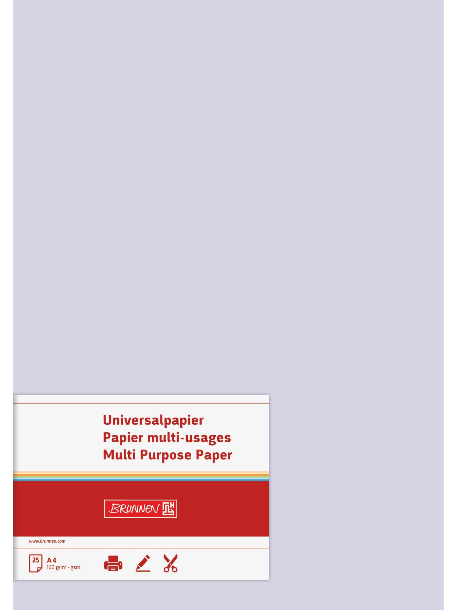 Baier Kindersitz Drucker- und Kopierpapier Multifunktionspapier A4 160g matt 25 Blatt