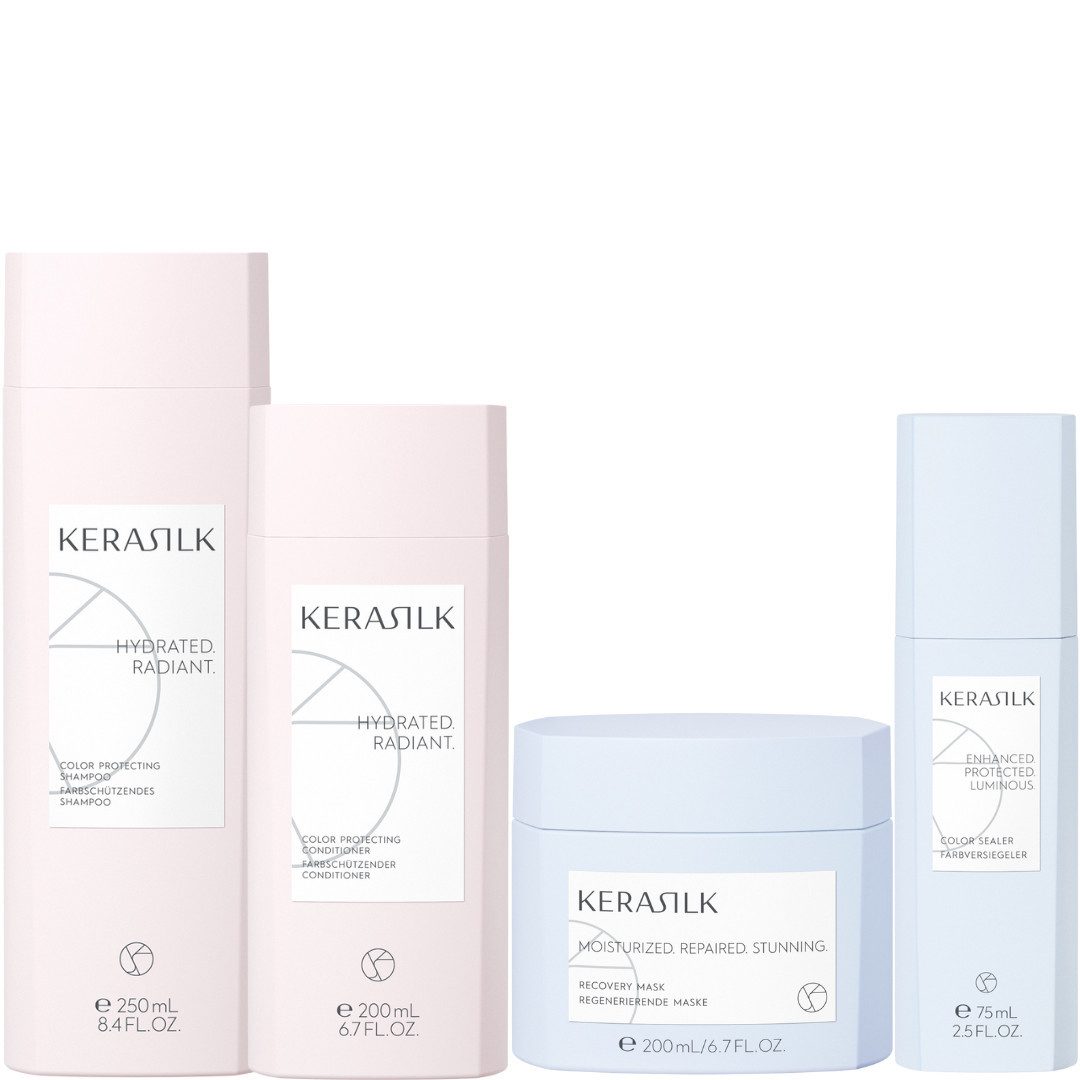 Kerasilk Haarpflege-Set Color Routine für gefärbtes Haar, 4-tlg.