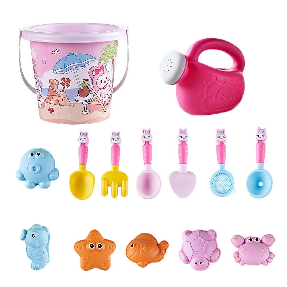 CLTYQ Sandform-Set Strandspielzeug Kinder,14 Stück Sandspielzeug günstig online kaufen