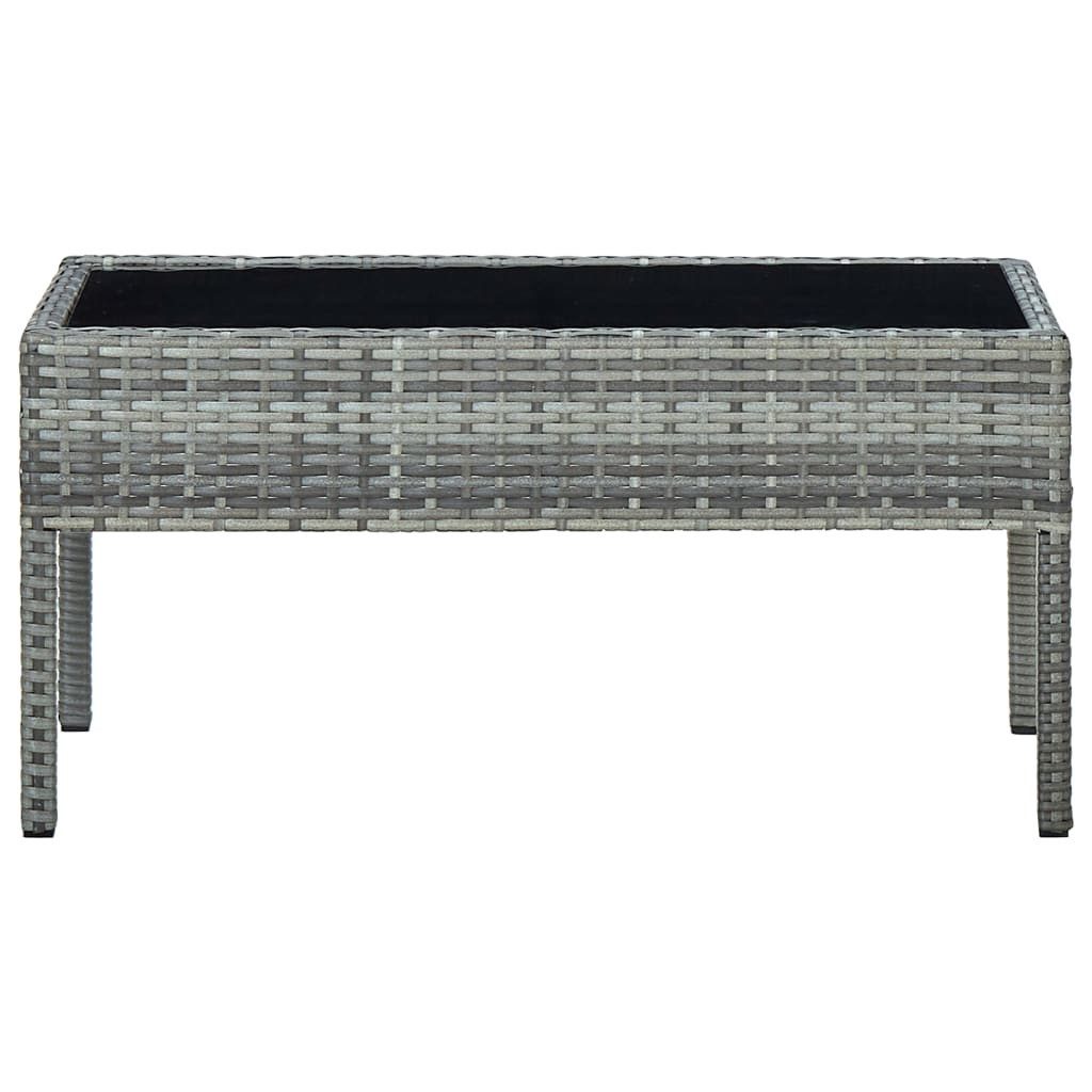 DOTMALL Gartentisch Gartentisch Grau 75x40x37 cm günstig online kaufen