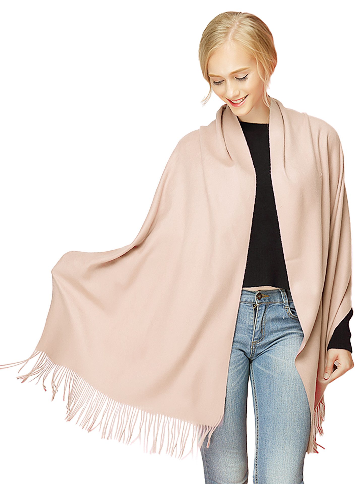 Modeschal Pashmina Stola Damen Kaschmir Schultertuch Abendkleid festlich Schal