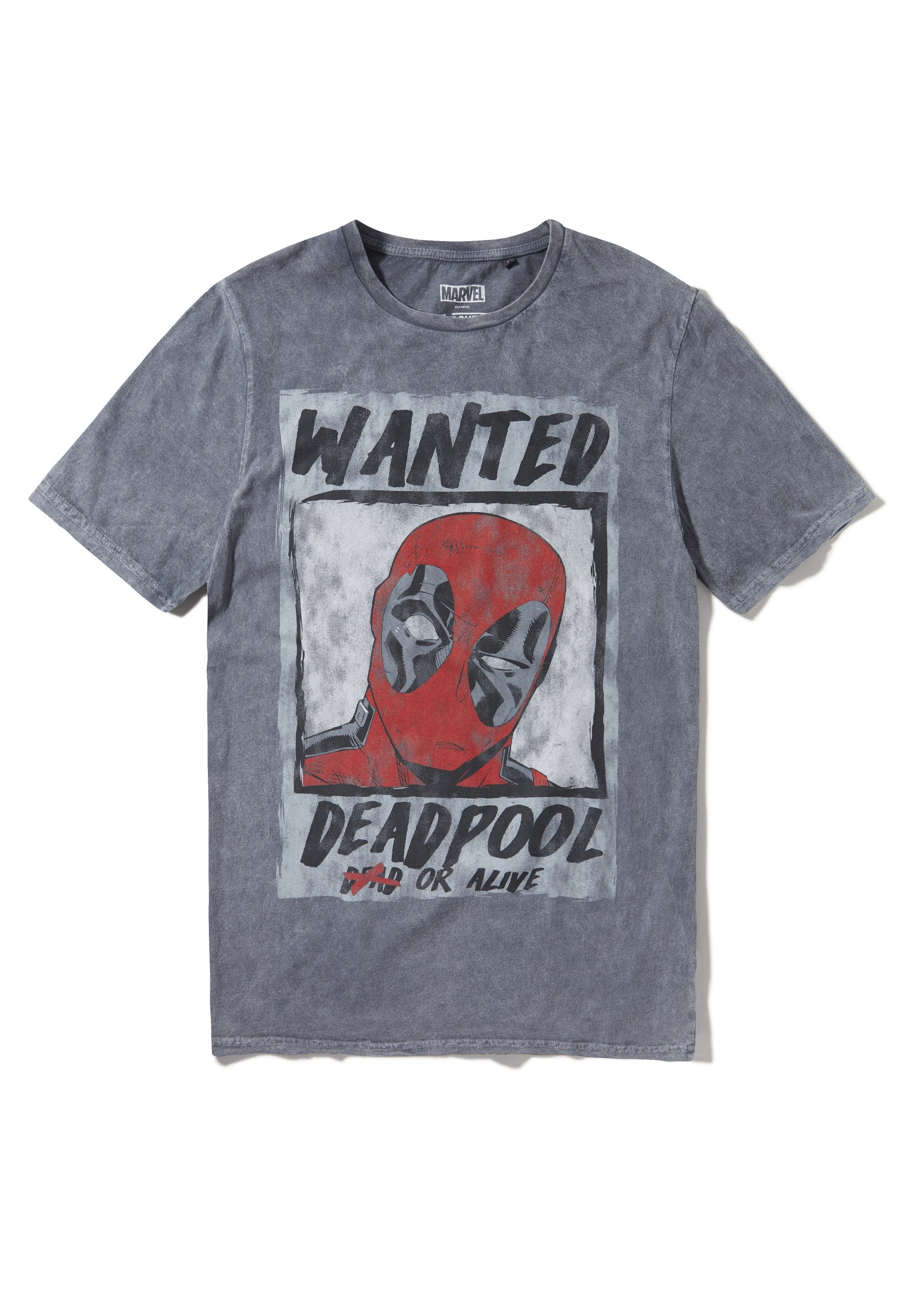 Recovered T-Shirt Deadpool Wanted Poster mit günstig online kaufen