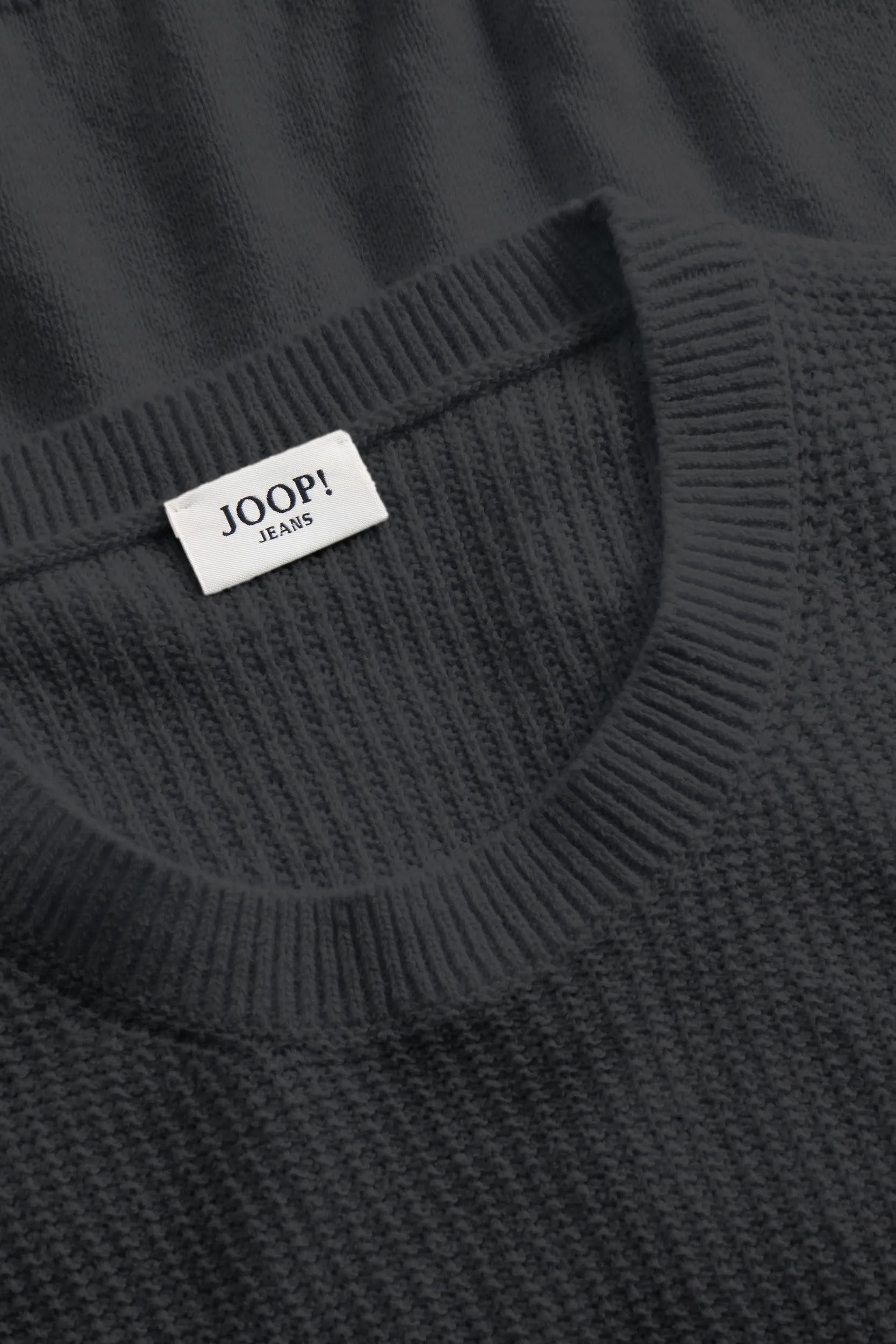 Joop Jeans Rundhalspullover Owin im Materialmix