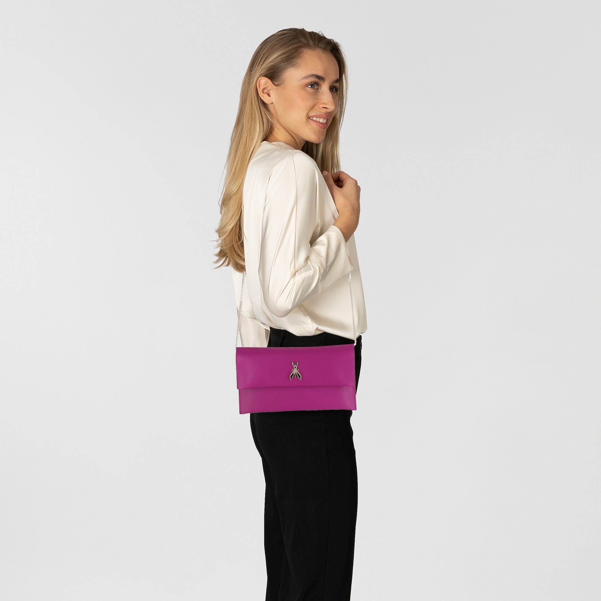 Patrizia Pepe Clutch Fly, Leder günstig online kaufen