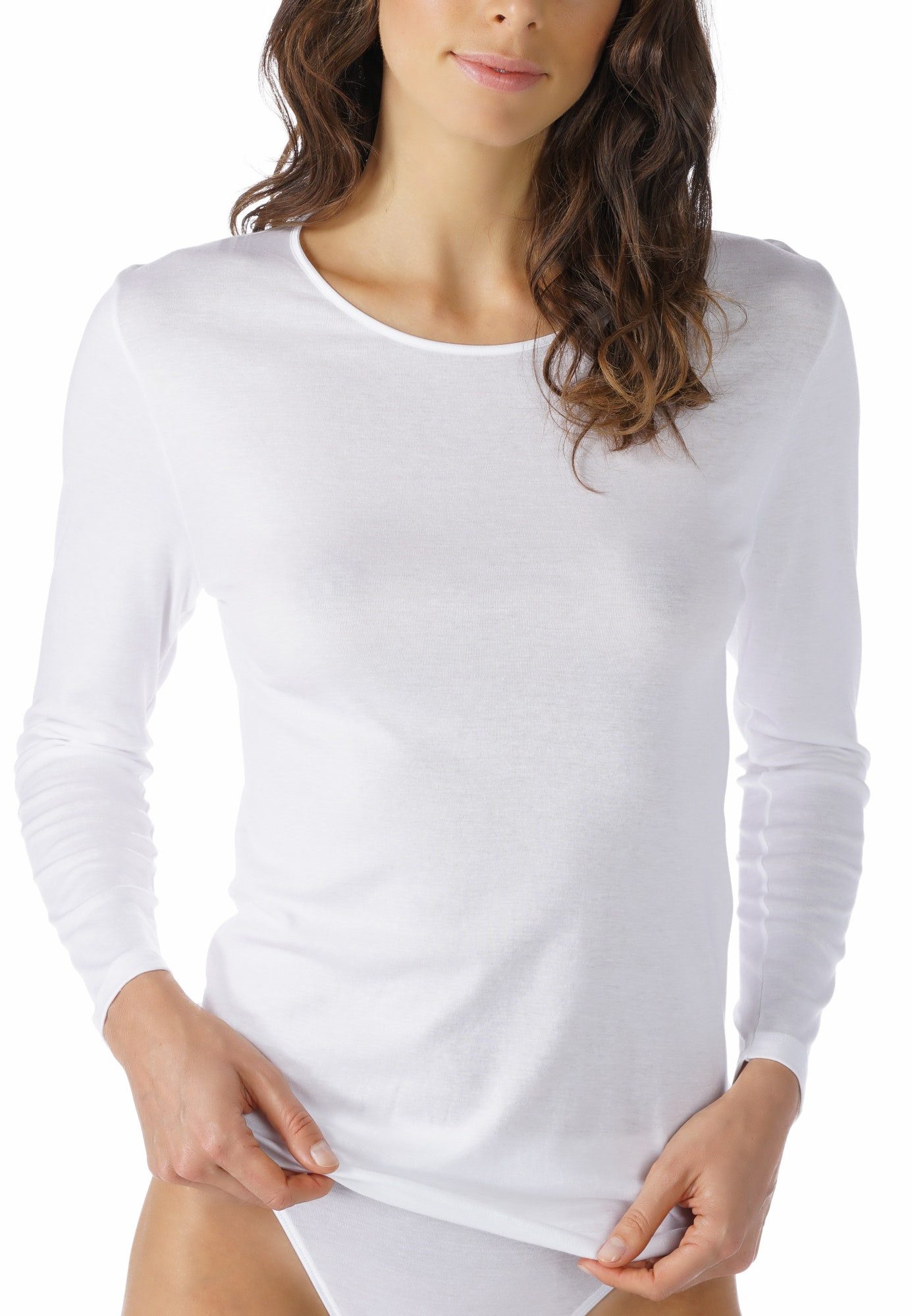 Mey Langarmshirt "NOBLESSE", Ohne auftragende Seitennähte günstig online kaufen