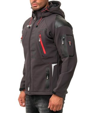 Geographical Norway Softshelljacke Herren Outdoor Jacke batechno (1-St) mit Kapuze