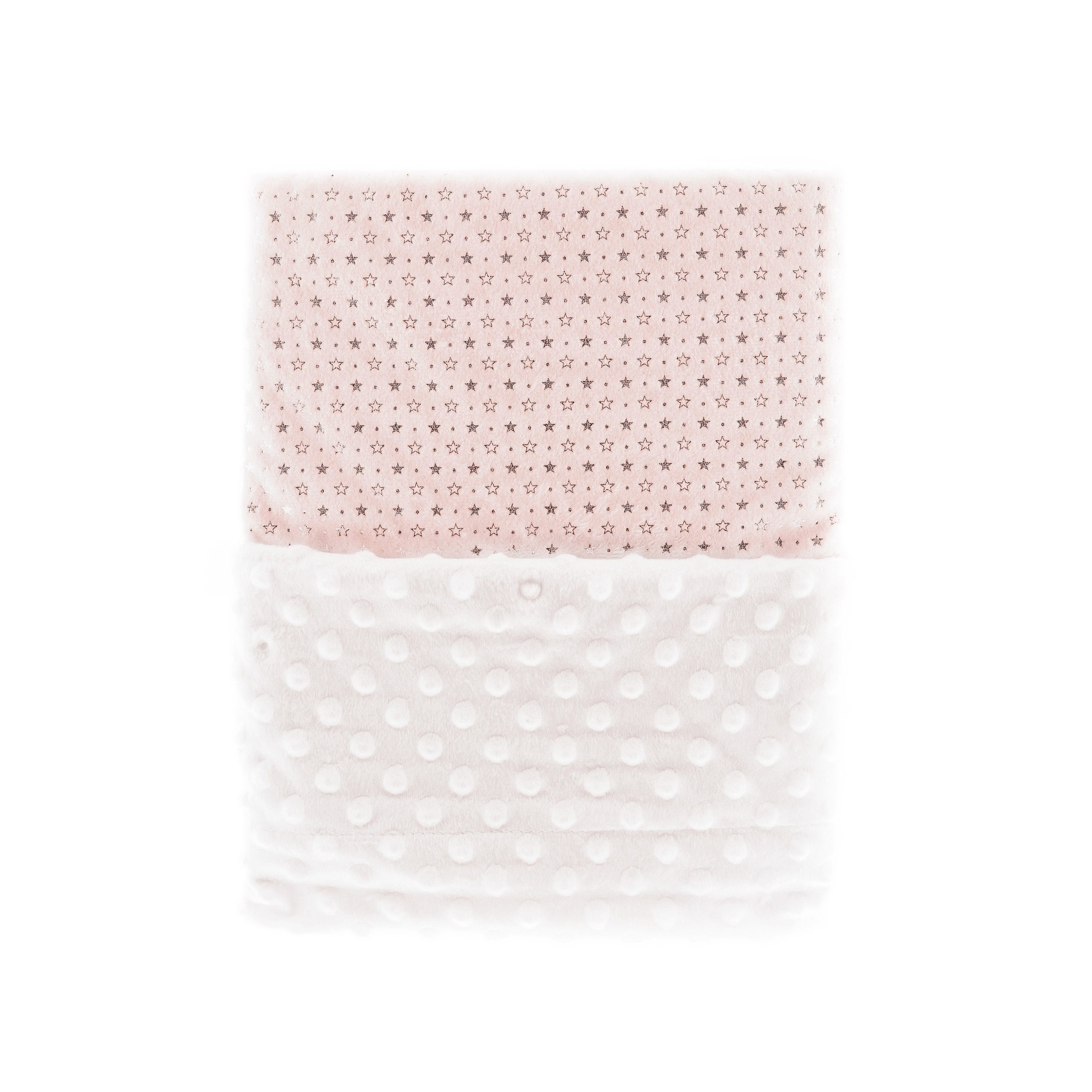 Babydecke Babydecken-Set mit Babydecke aus Almina Zweilagige 100x80cm, Rosa Kissen Polyester