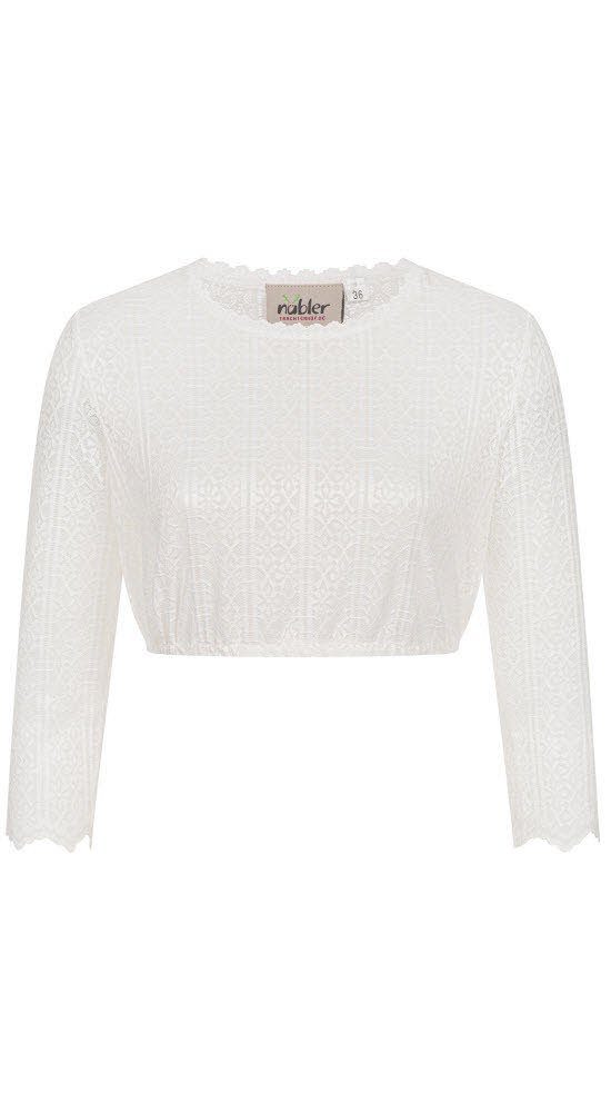 Dirndlbluse Dirndlbluse Langarm Julia in Creme von Nübler