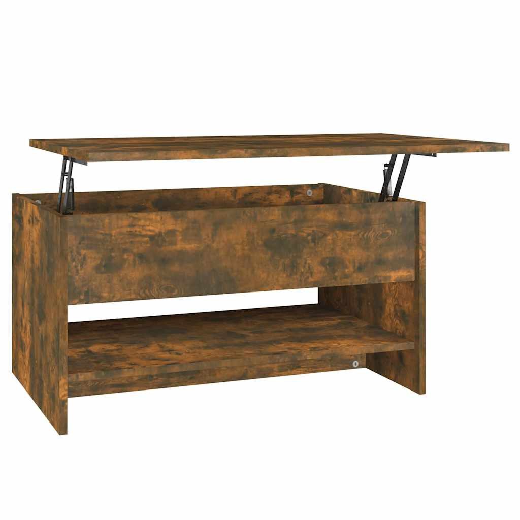 vidaXL Couchtisch Couchtisch Räuchereiche 80x50x40 cm Holzwerkstoff (1-St)