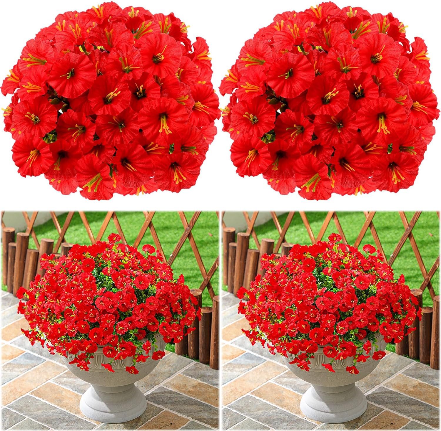 Kunstblumenstrauß Künstliche Blumen Balkon Kunstblumen Outdoor Balkonblumen, Zae