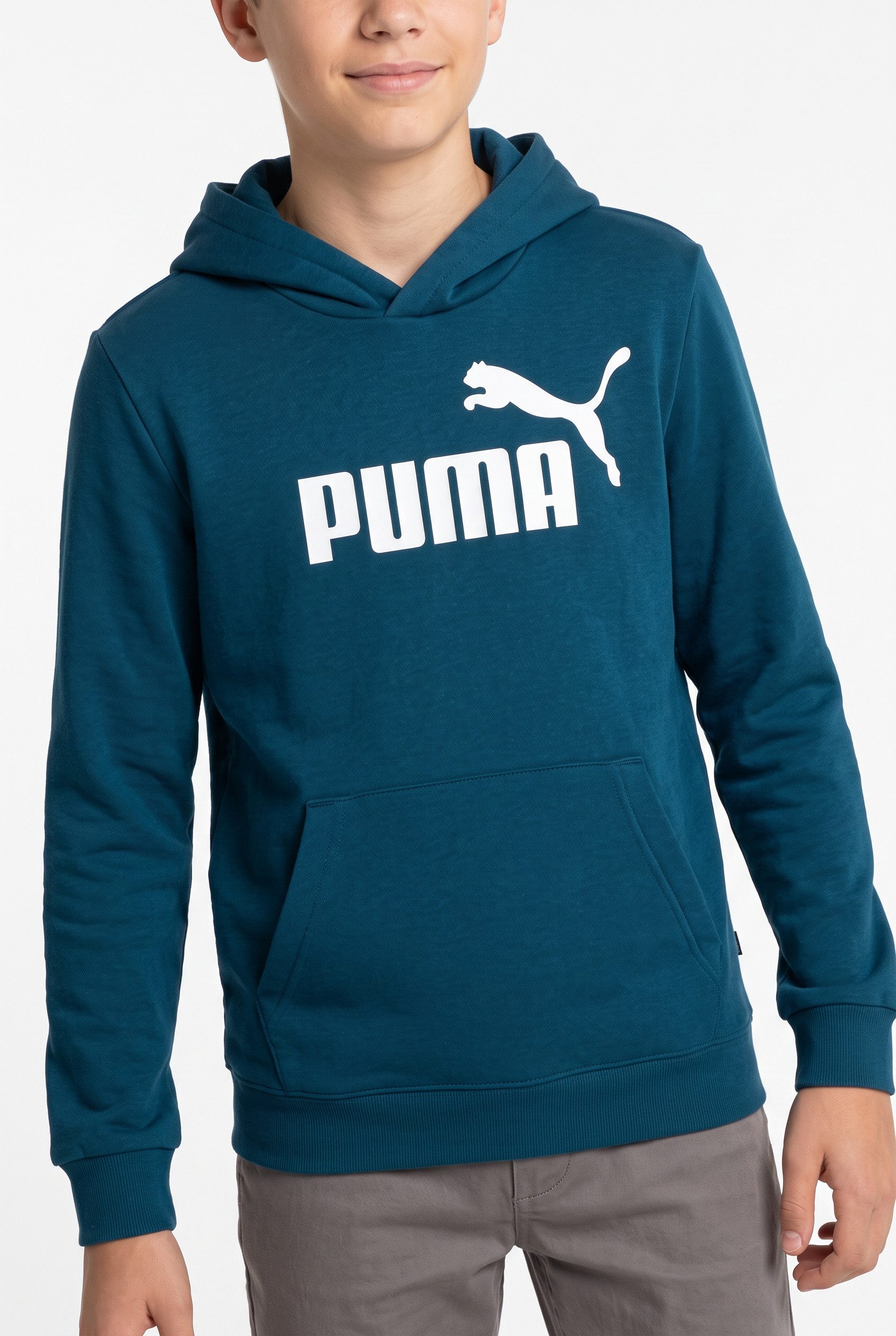 PUMA Kapuzensweatshirt ESS NO 1 LOGO HOODIE FL B mit Rundhalsausschnitt, mit Kapuze mit Jerseyfutter
