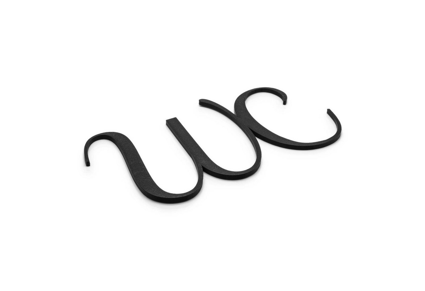 Zwayve Hinweisschild Türschild Schriftzug Name Selbstklebend Zimmer Raum Wort Schriftzüge