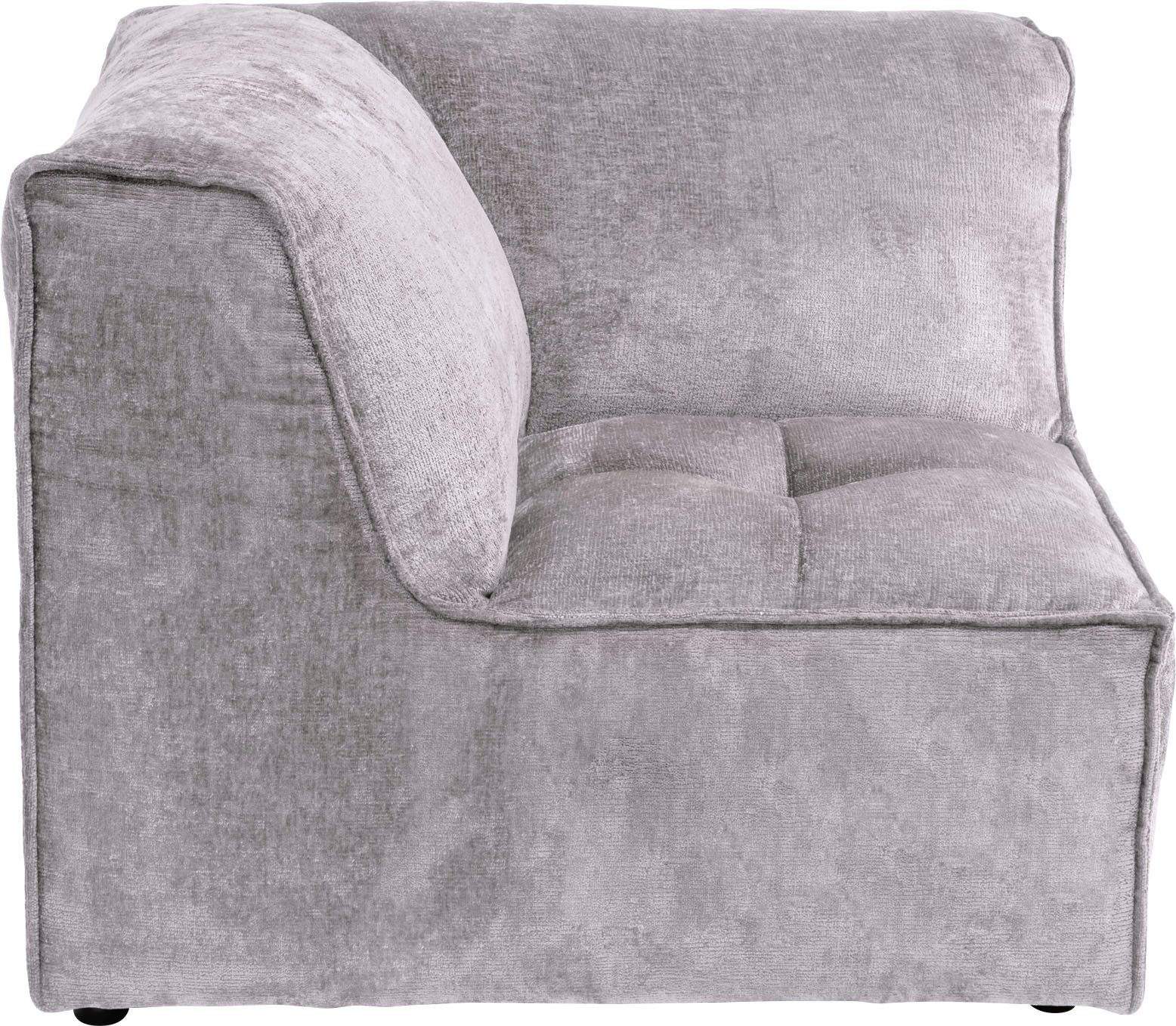 RAUM.ID Sofa-Eckelement Monolid (1 St), als Modul oder separat verwendbar, für individuelle Zusammenstellung hellgrau