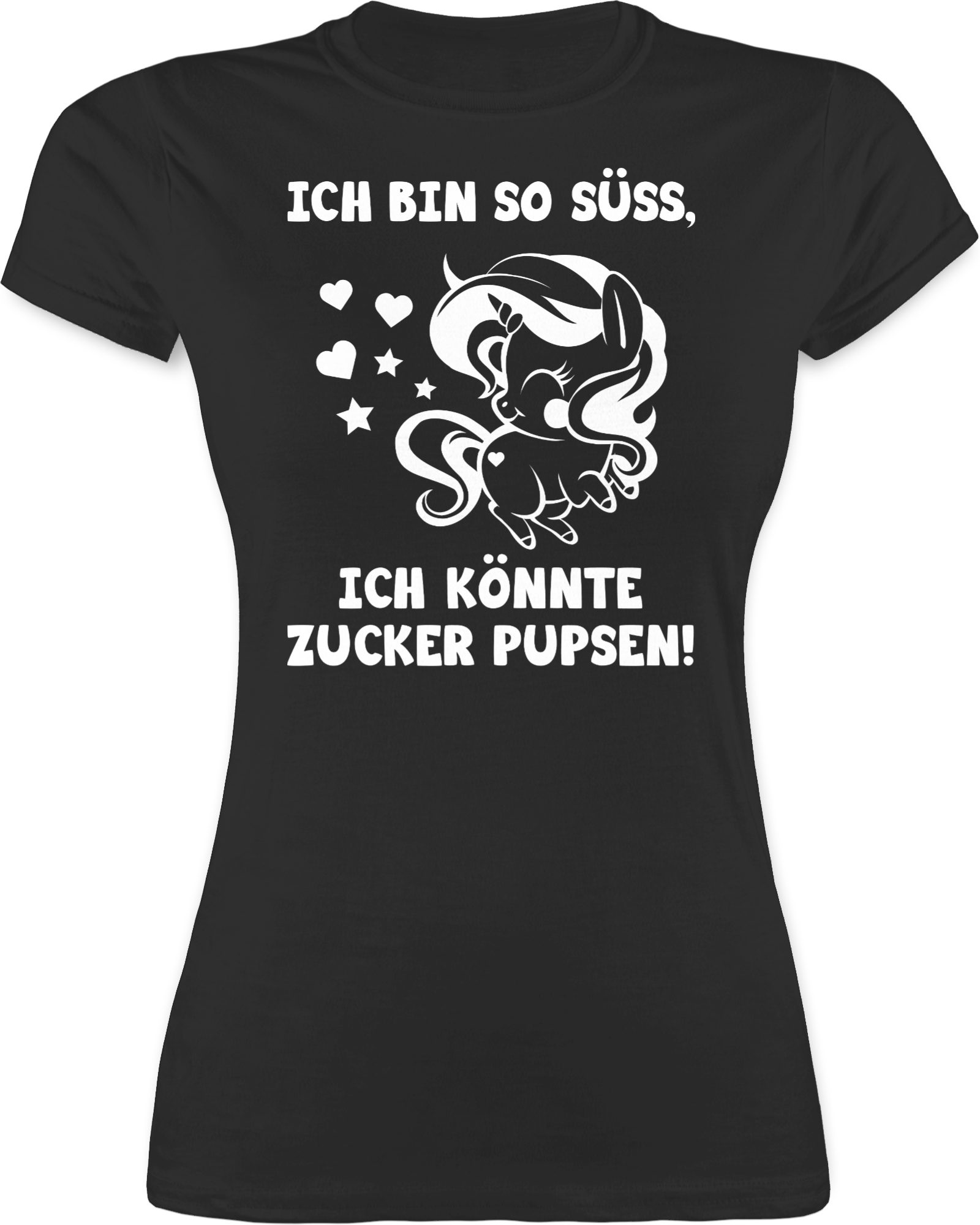 Shirtracer TShirt »Ich bin so süß, ich könnte Zucker pupsen weiß