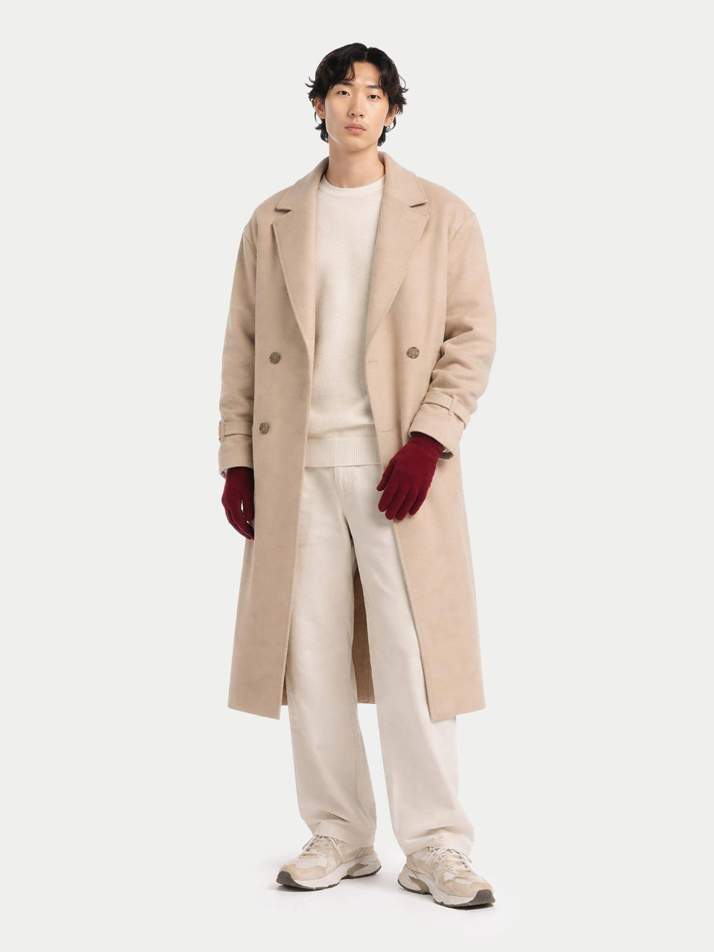 GOBI Cashmere Strickhandschuhe Herren Kaschmir Handschuhe