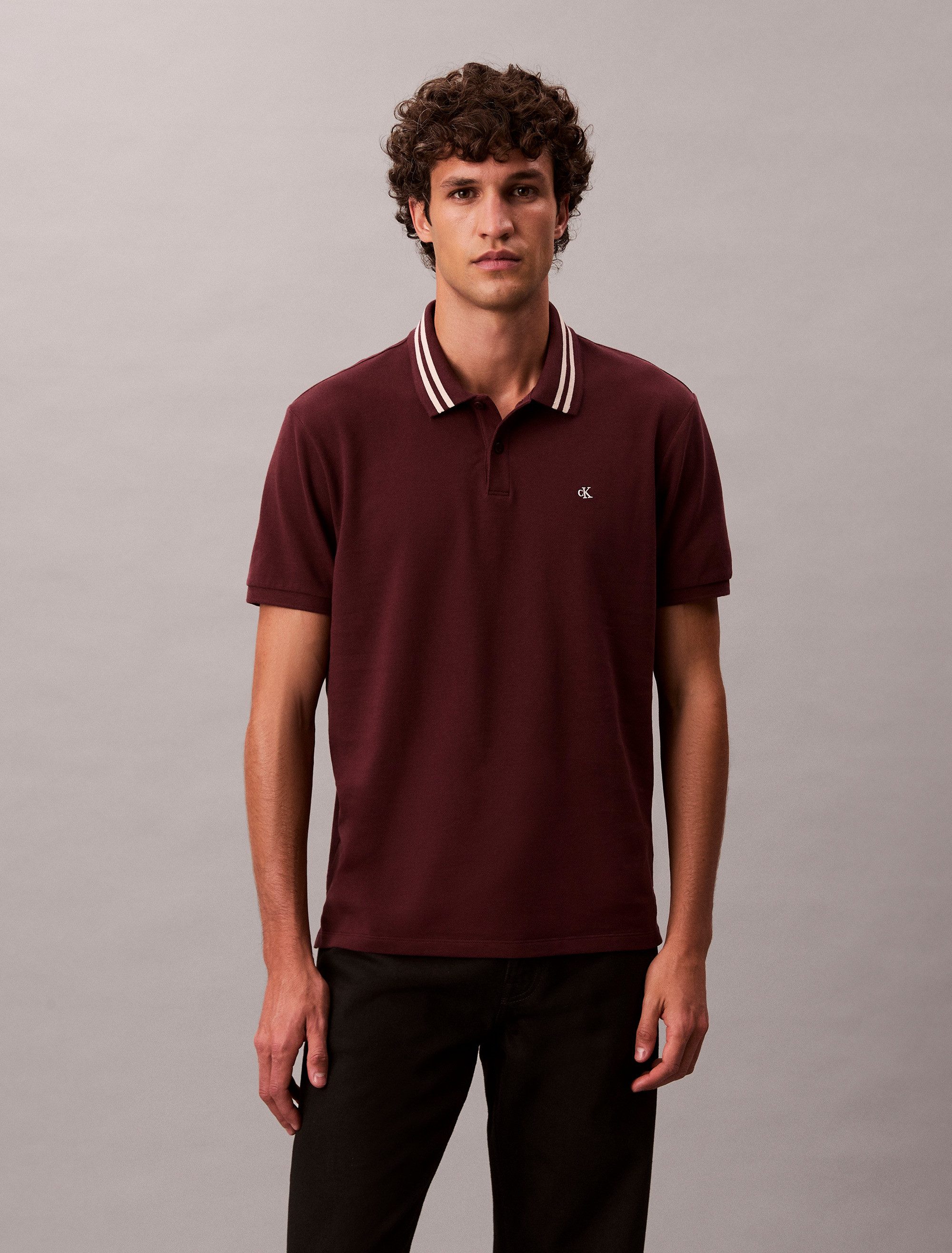 Calvin Klein Jeans Poloshirt SS CSL PQ CLSSC TPPD Mit Rundhalsausschnitt günstig online kaufen