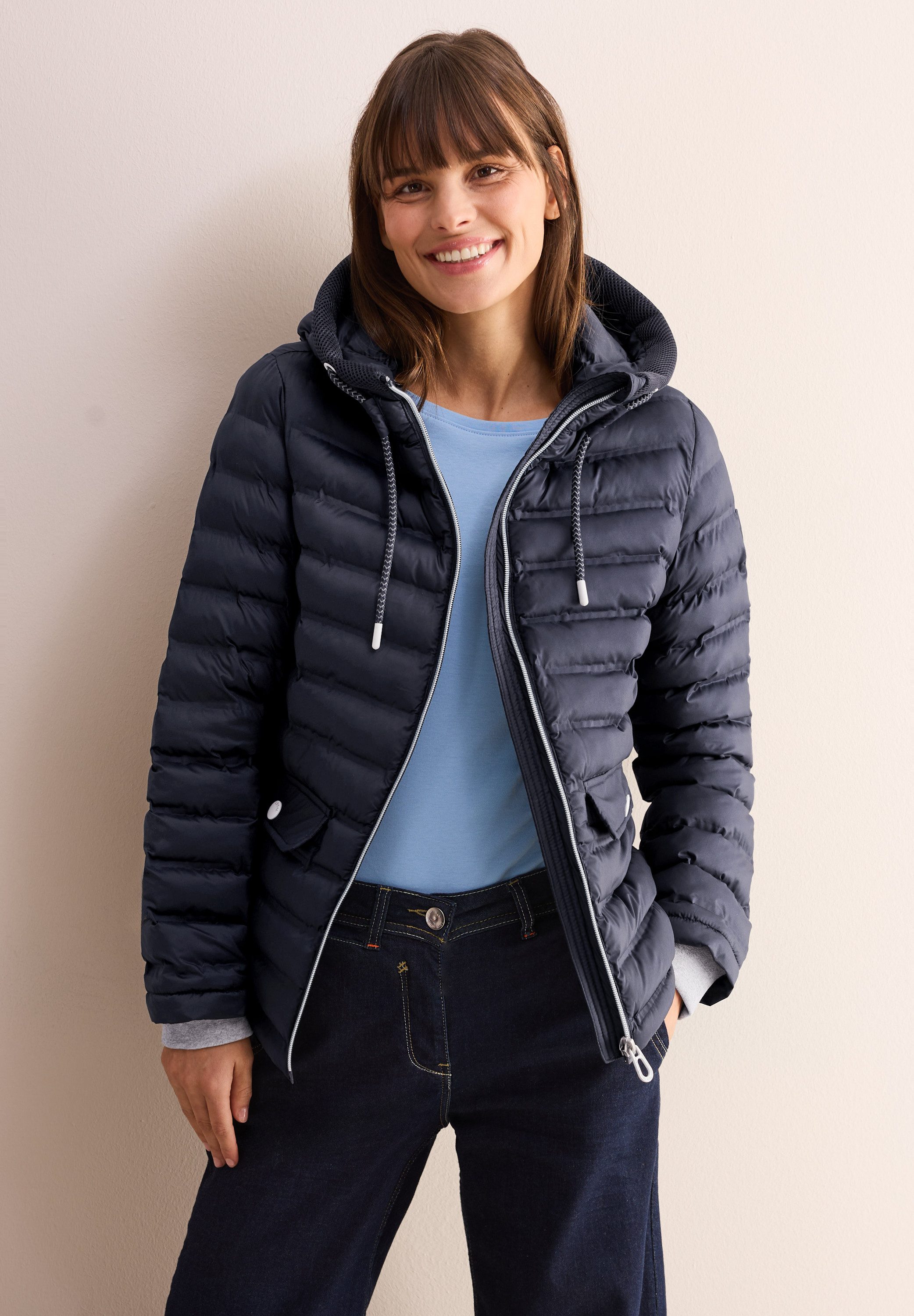 CECIL Steppjacke mit Kapuze mit Tunnelzugband günstig online kaufen
