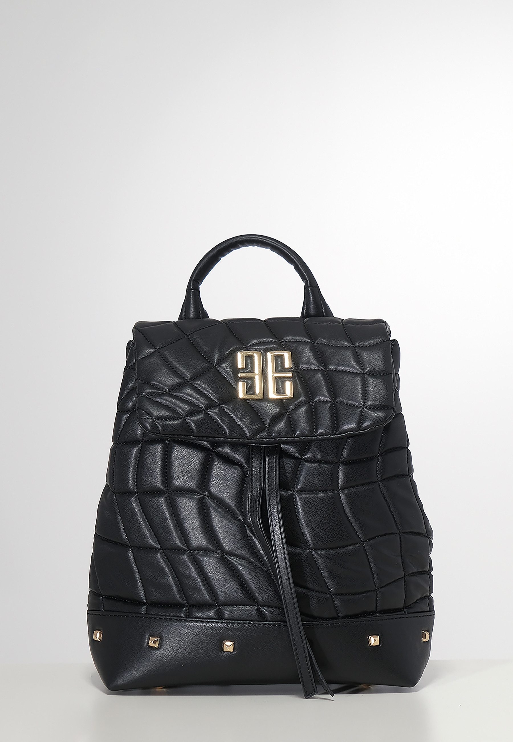 Just Like You Minirucksack Eleganter gesteppter Rucksack mit goldenen Akzenten