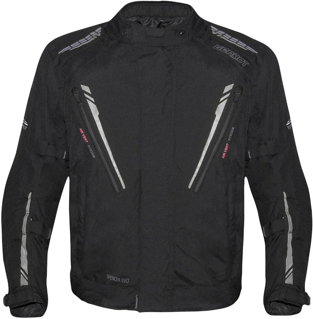 Germot Motorradjacke Spencer Evo Big Size wasserdichte Motorrad Textiljacke herausnehmbares Innenfutter,wasserdicht