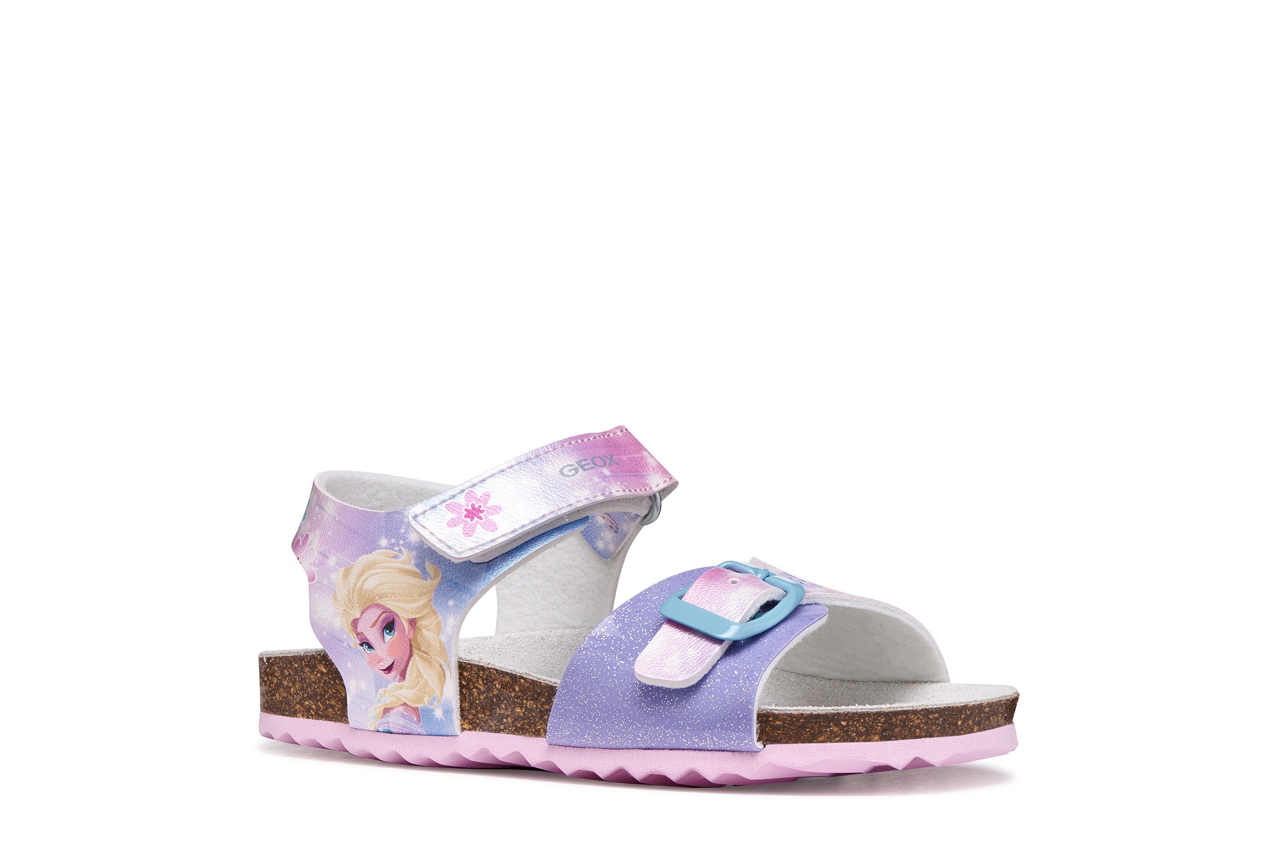 Geox J ADRIEL GIRL Sandale Sommerschuh mit Disney-Motiv, Größenschablone zum Download