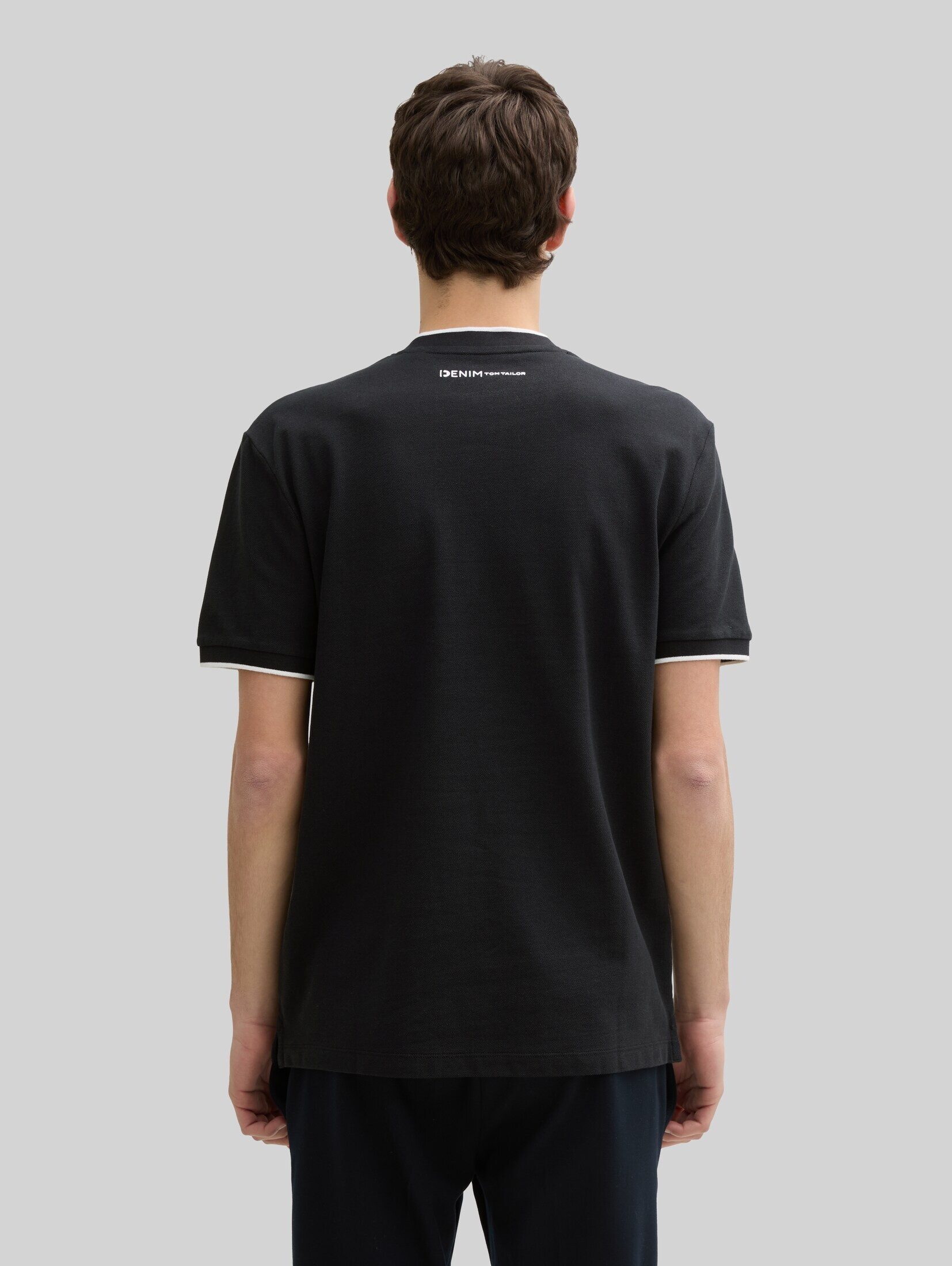 TOM TAILOR Denim Poloshirt Poloshirts Poloshirt mit Bomberkragen
