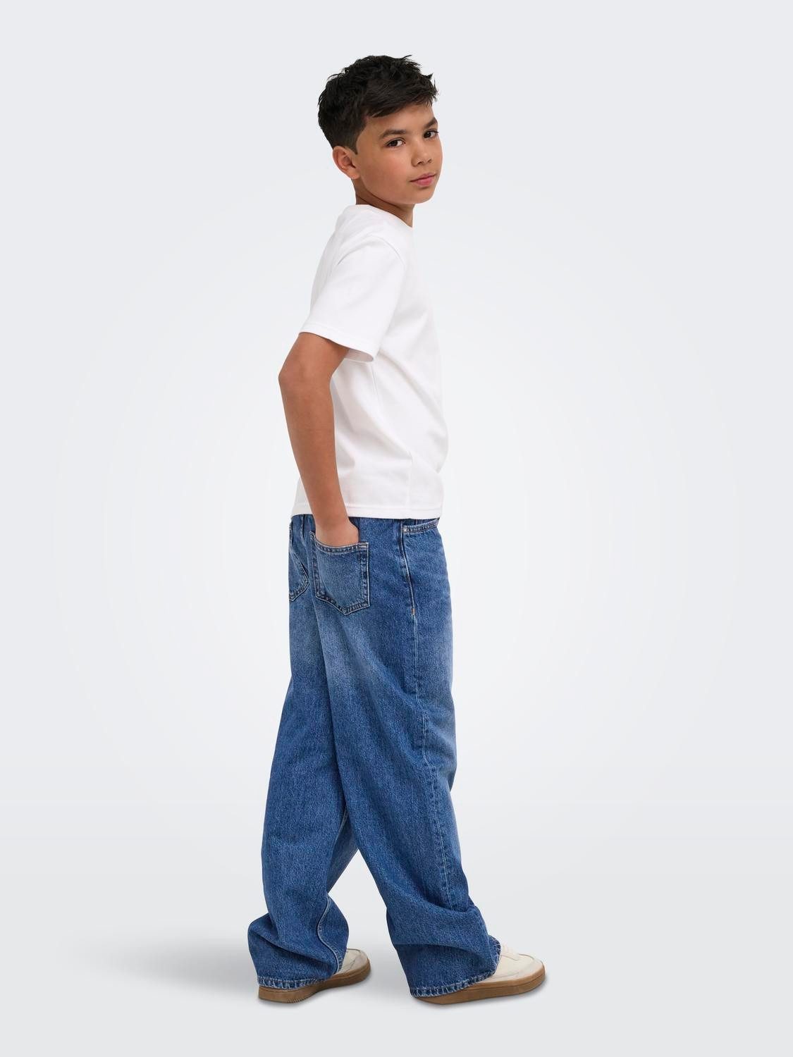 ONLY & SONS junior Loose-fit-Jeans Osjremi Wide Db 8782 Azg Dnm – Bild 3 von 5