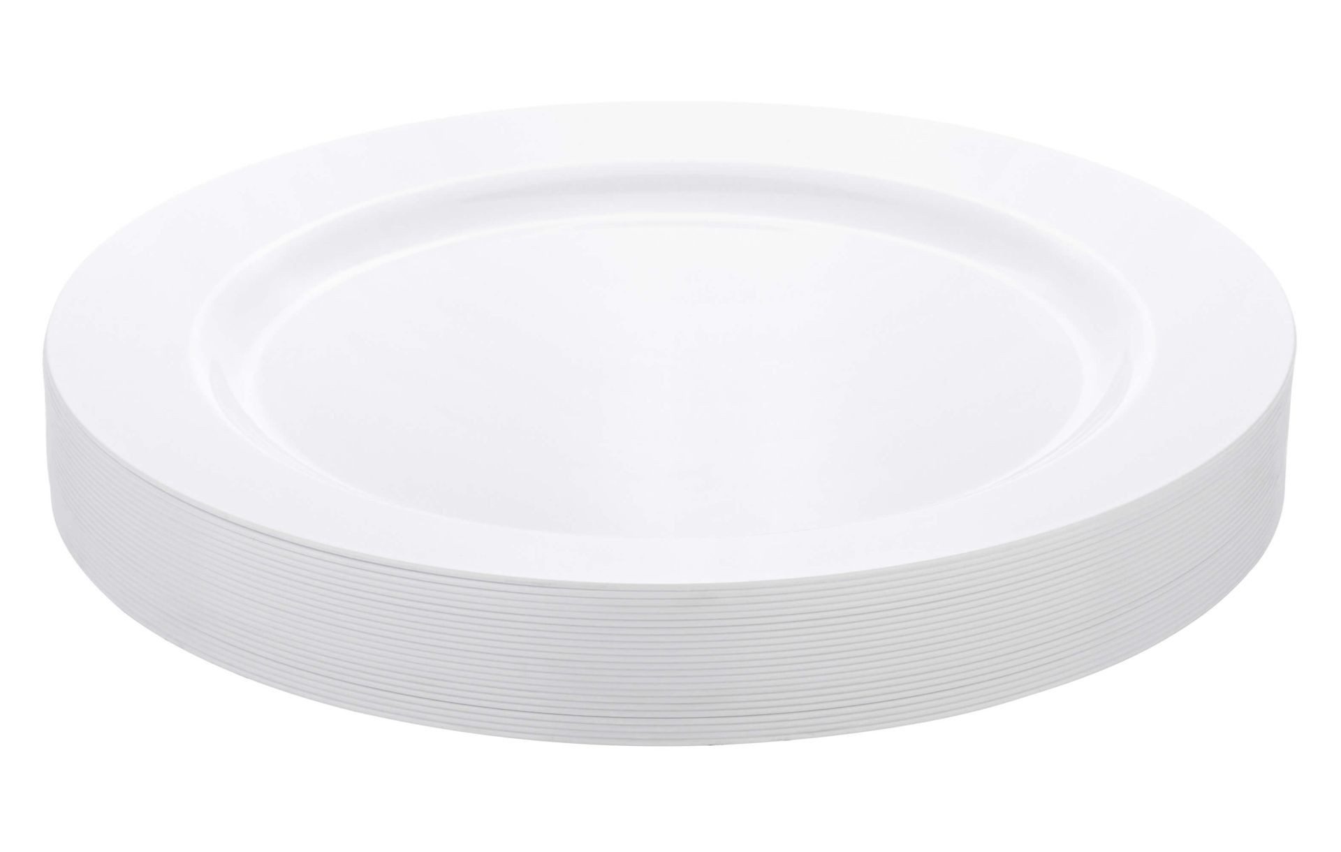 GRÄWE Plastikteller, (25 St), Gräwe Mehrwegteller, Essteller Ø 26 cm, 25 Stück groß aus Kunststoff