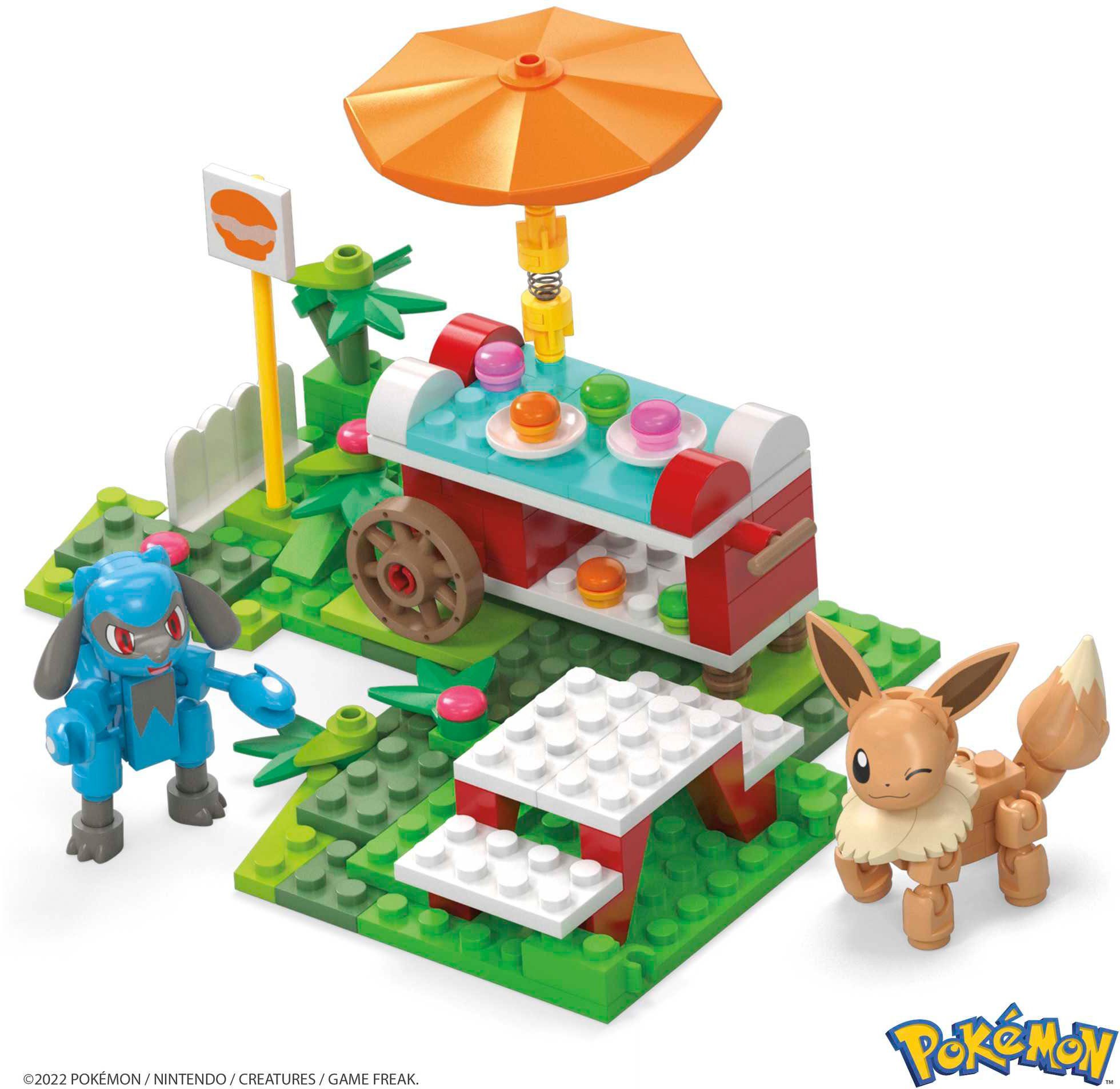 MEGA Konstruktions-Spielset Pokémon Picknick Bauset Abenteuer