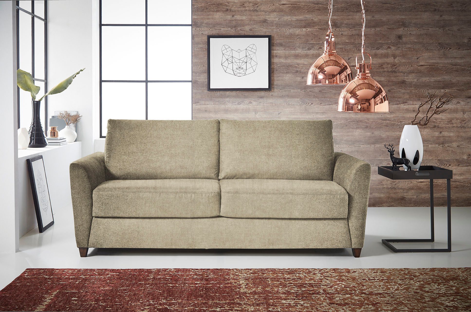 Bali Schlafsofa Dallas, Dauerschlaffunktion, mit Lattenrost günstig online kaufen