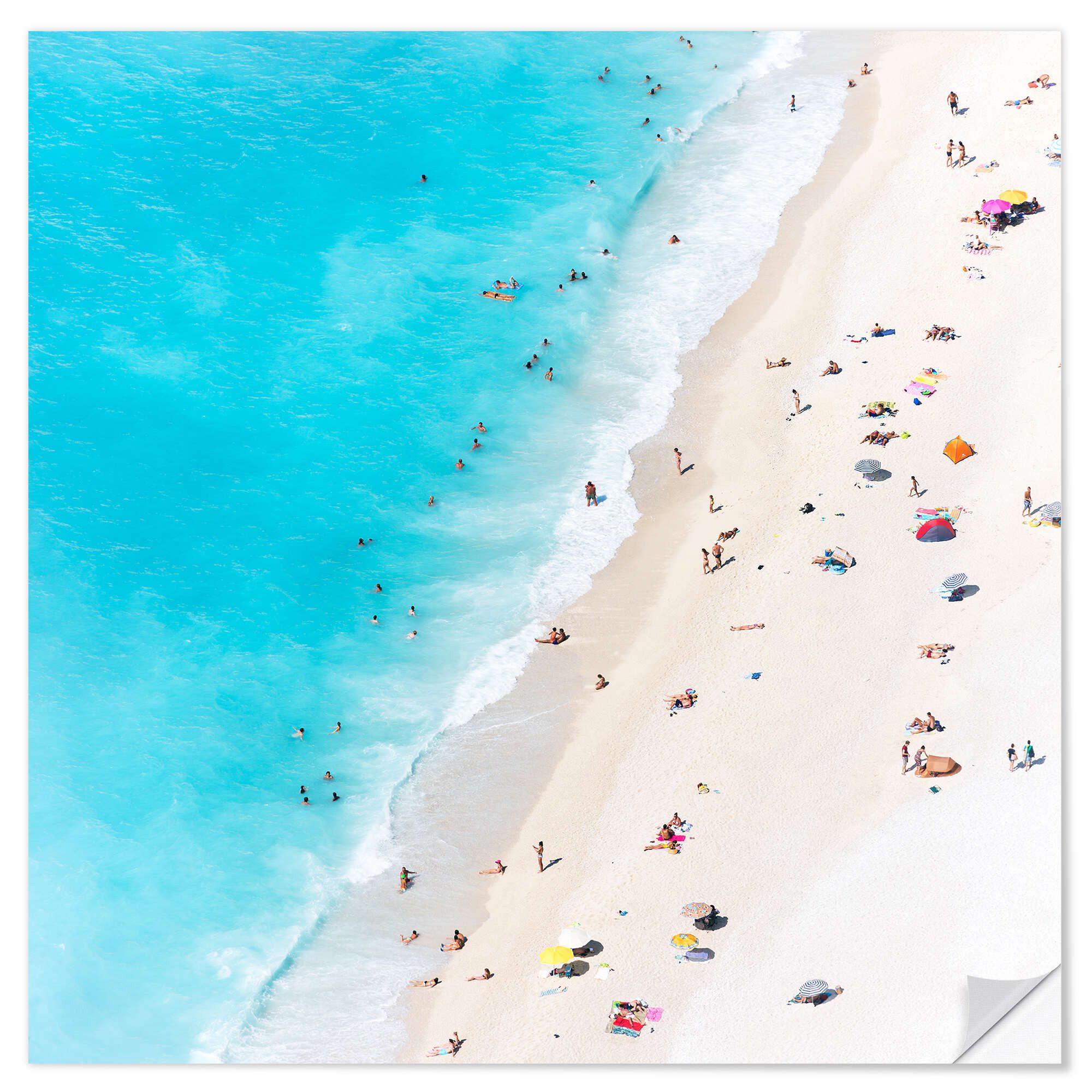Posterlounge Wandfolie Matteo Colombo, Sommer am Strand, Griechenland, Wohnzimmer Fotografie