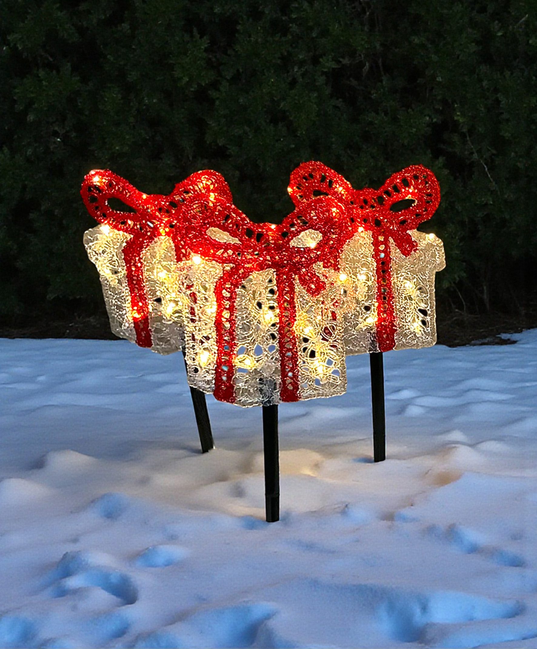 OTTO home LED Dekoobjekt Acryl Leuchtstäbe GIVVEN, LED fest integriert, 3 Erdspieße a 10 LED's, Stab 44 cm, Batteriebetrieb – Bild 2 von 3