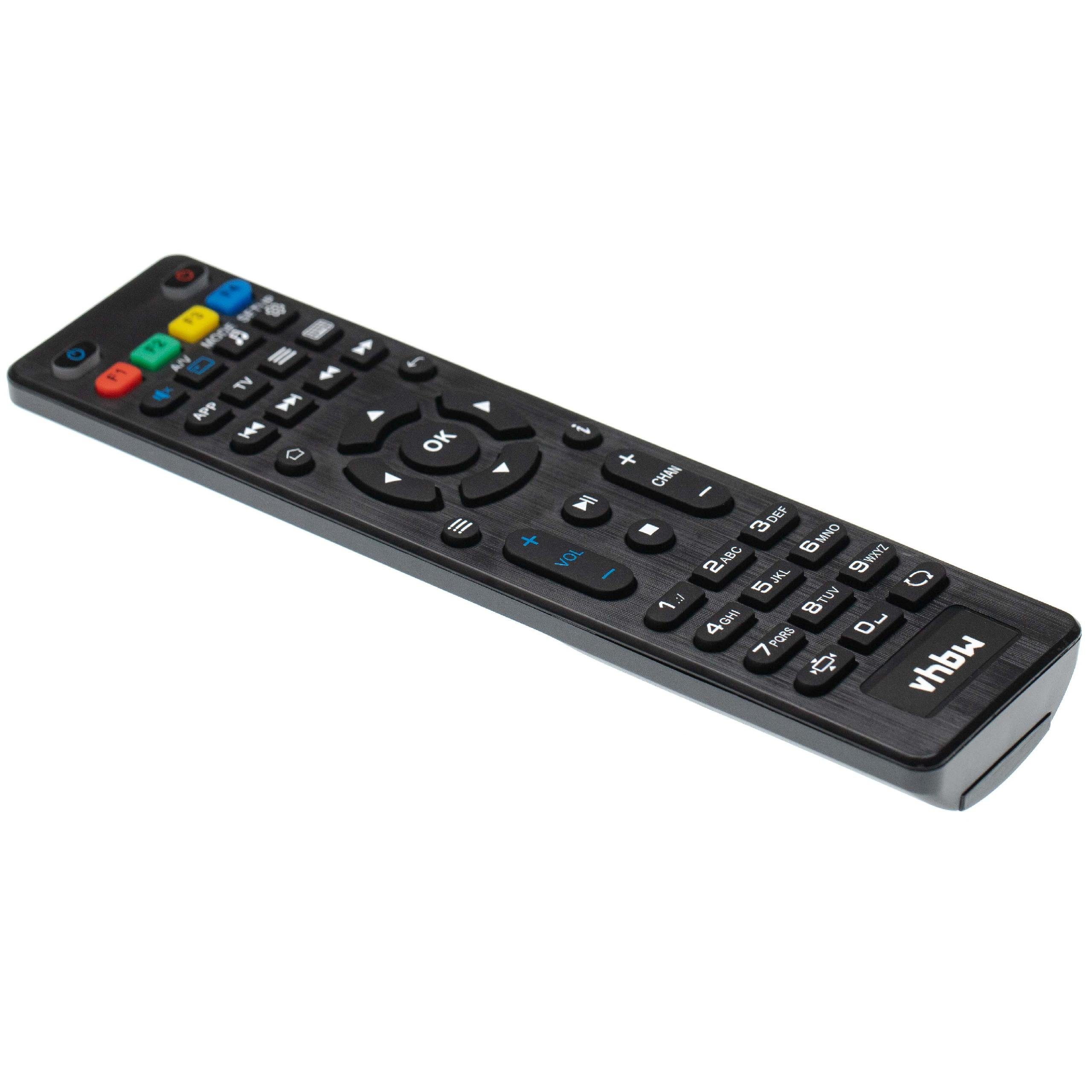 vhbw Fernbedienung (passend für Aura HD, HD International, HD International SE (Second Edition) Streamingbox)
