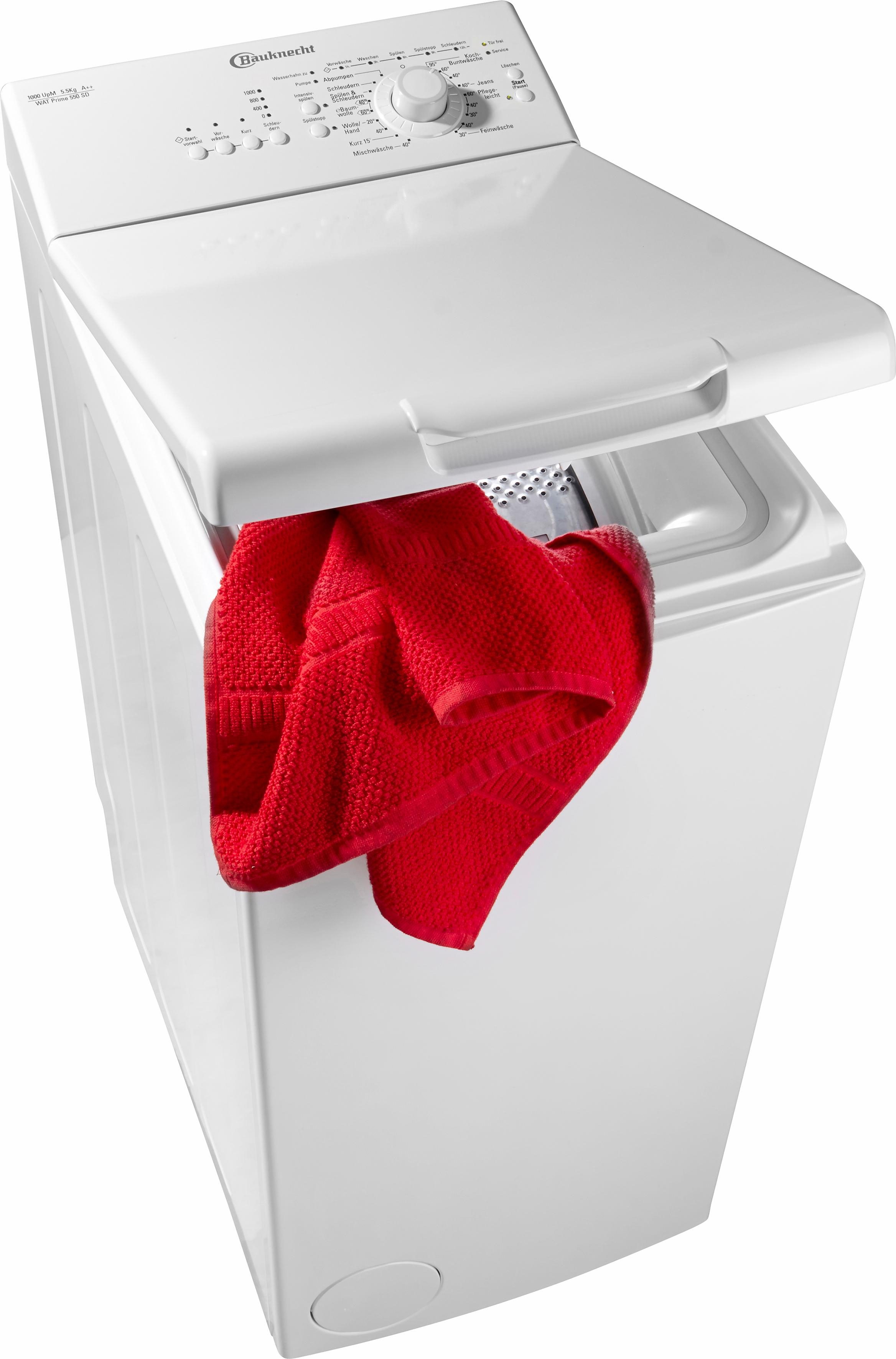 BAUKNECHT Waschmaschine Toplader WAT Prime 550 SD, 5,5 kg, 1000 U/min online kaufen | OTTO