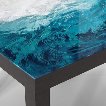 DEQORI Couchtisch 'Blick durch Wellen', Glas Beistelltisch Glastisch modern