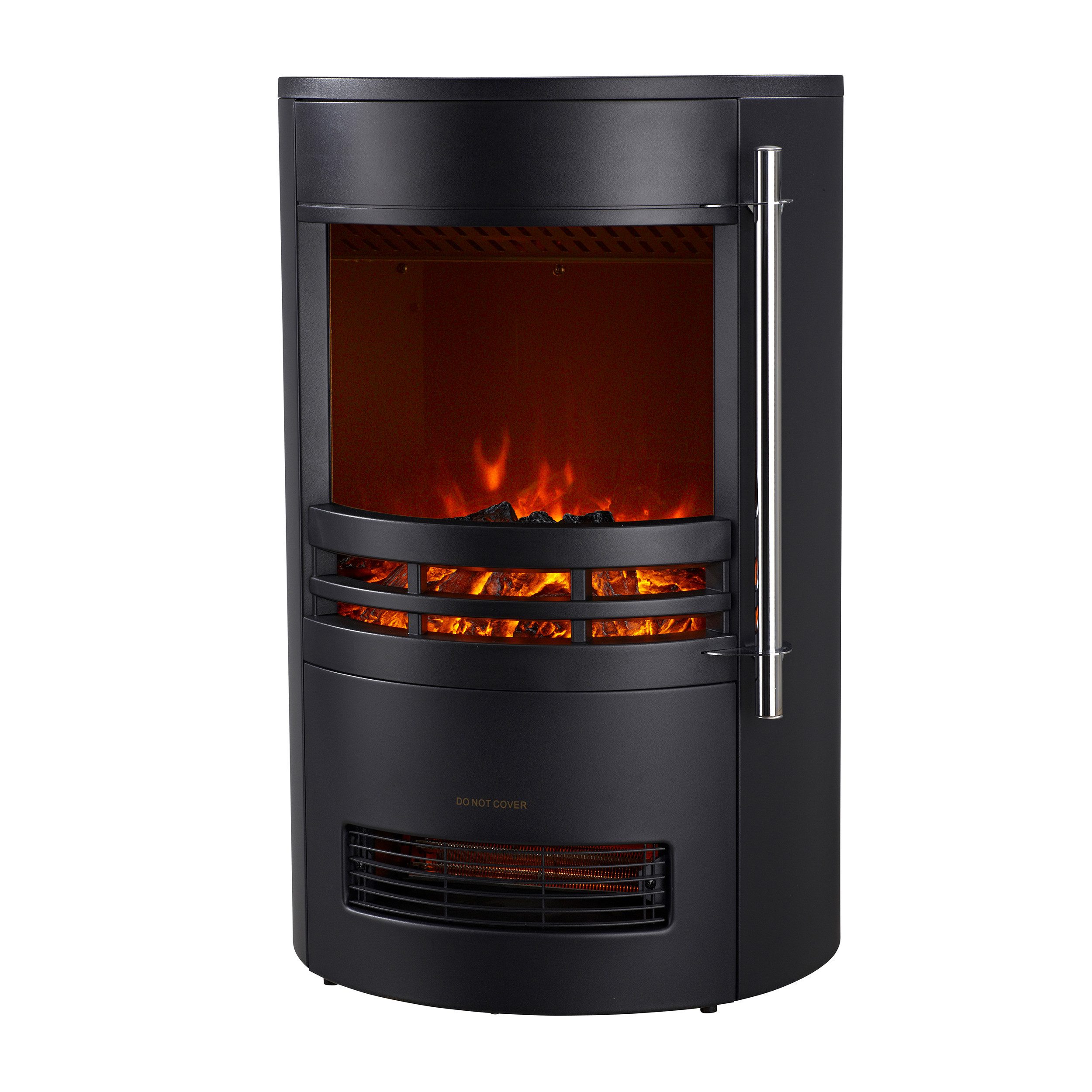 GLOW FIRE Elektrokamin Glow Fire Focus Elektrokamin LED Ofen, Elektrischer Kamin, Timer, Realistisches Flammenspiel, LED Feuer
