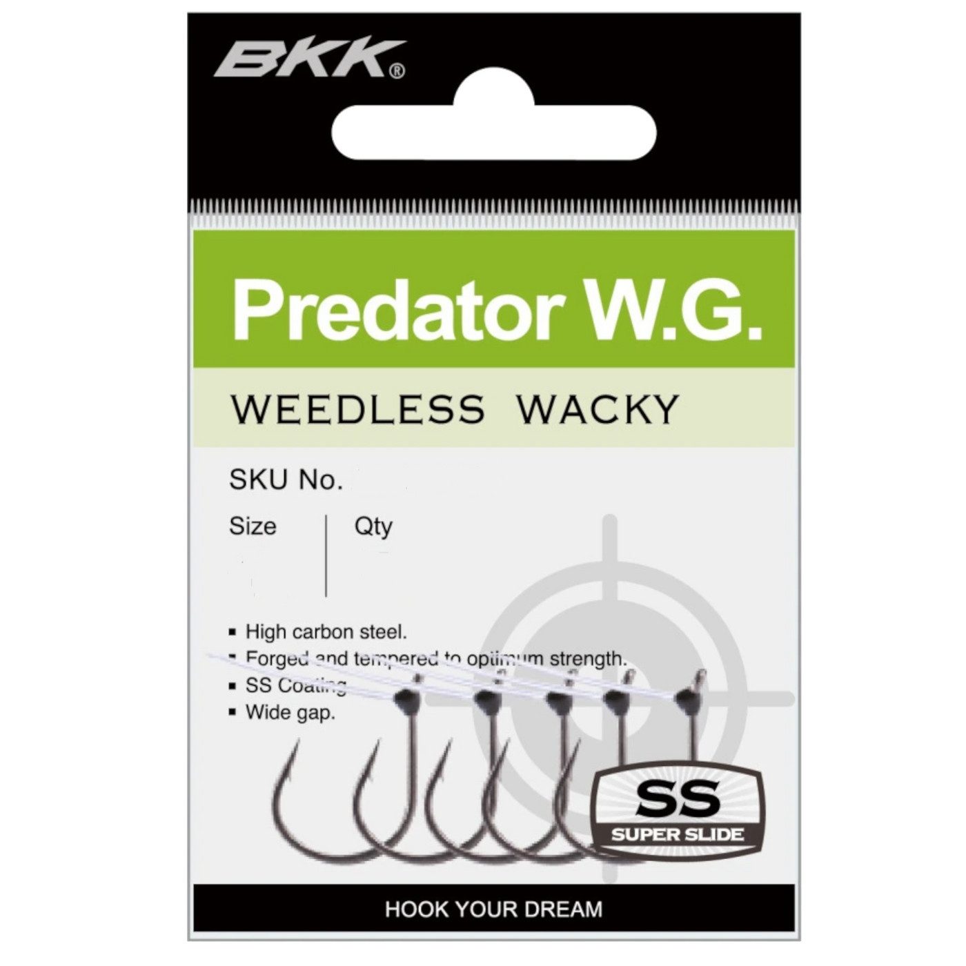 BKK Kreishaken BKK PREDATOR W.G. Weedless